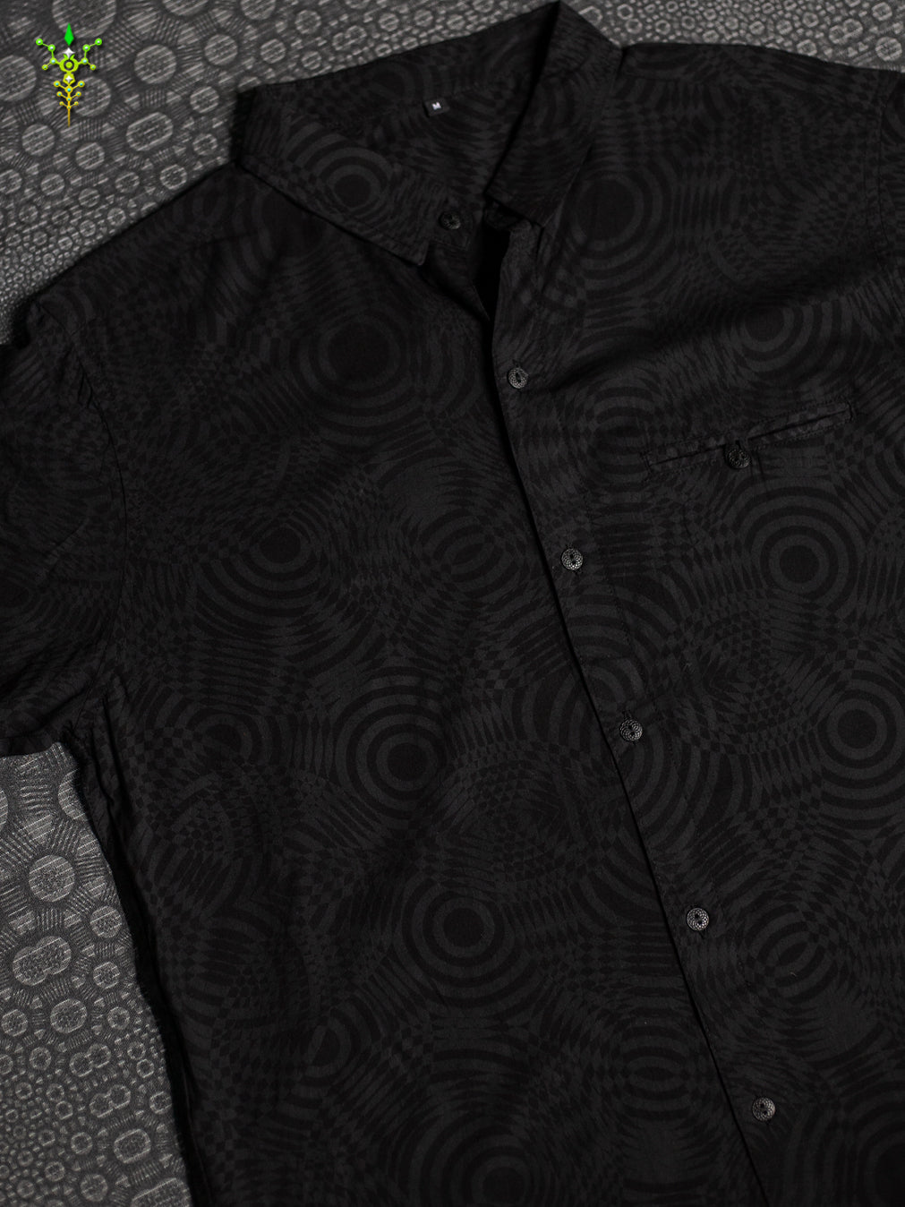 Shirt Men Half Sleeves / Bamboo - BLACK WIERD NOIZES