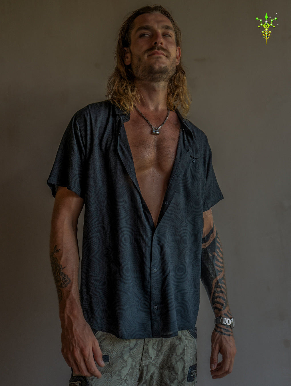 Shirt Men Half Sleeves / Bamboo - BLACK WIERD NOIZES
