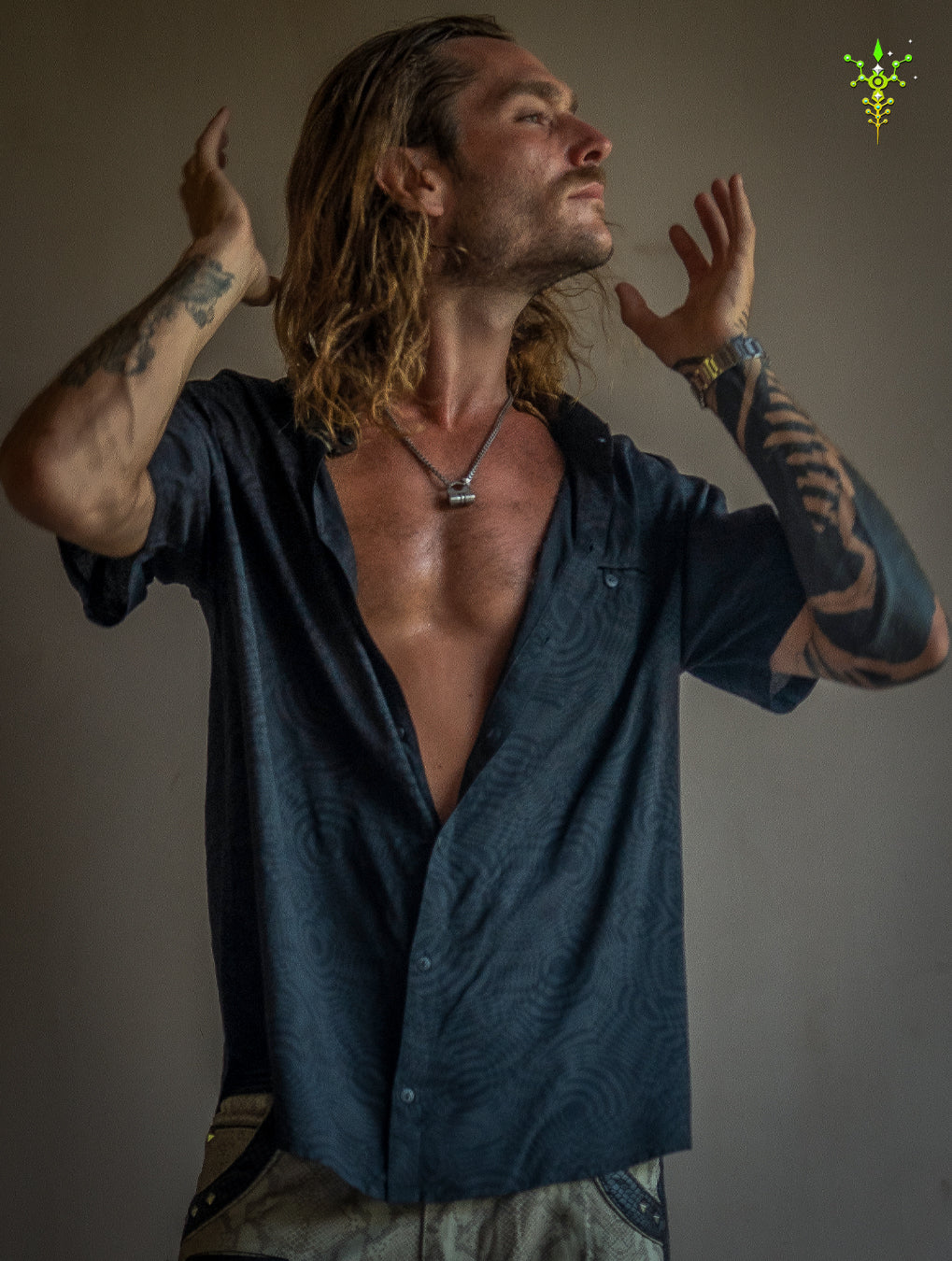 Shirt Men Half Sleeves / Bamboo - BLACK WIERD NOIZES