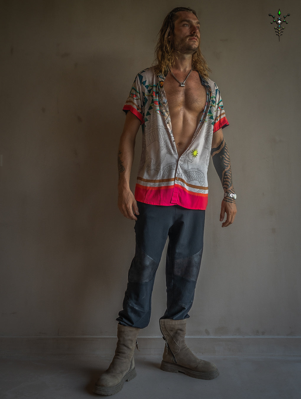 Shirt Men Half Sleeves / Bamboo - EYENEYE