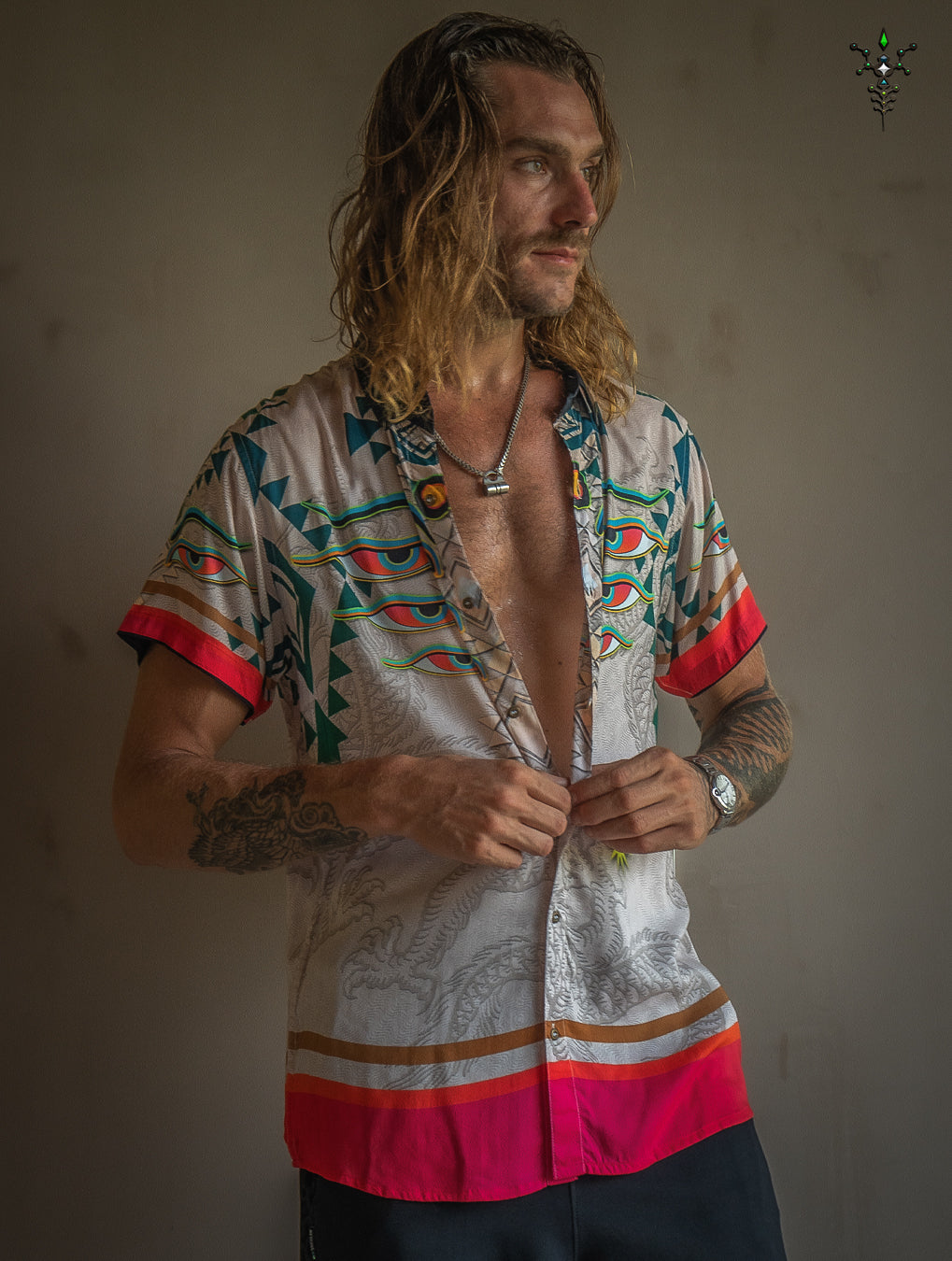 Shirt Men Half Sleeves / Bamboo - EYENEYE