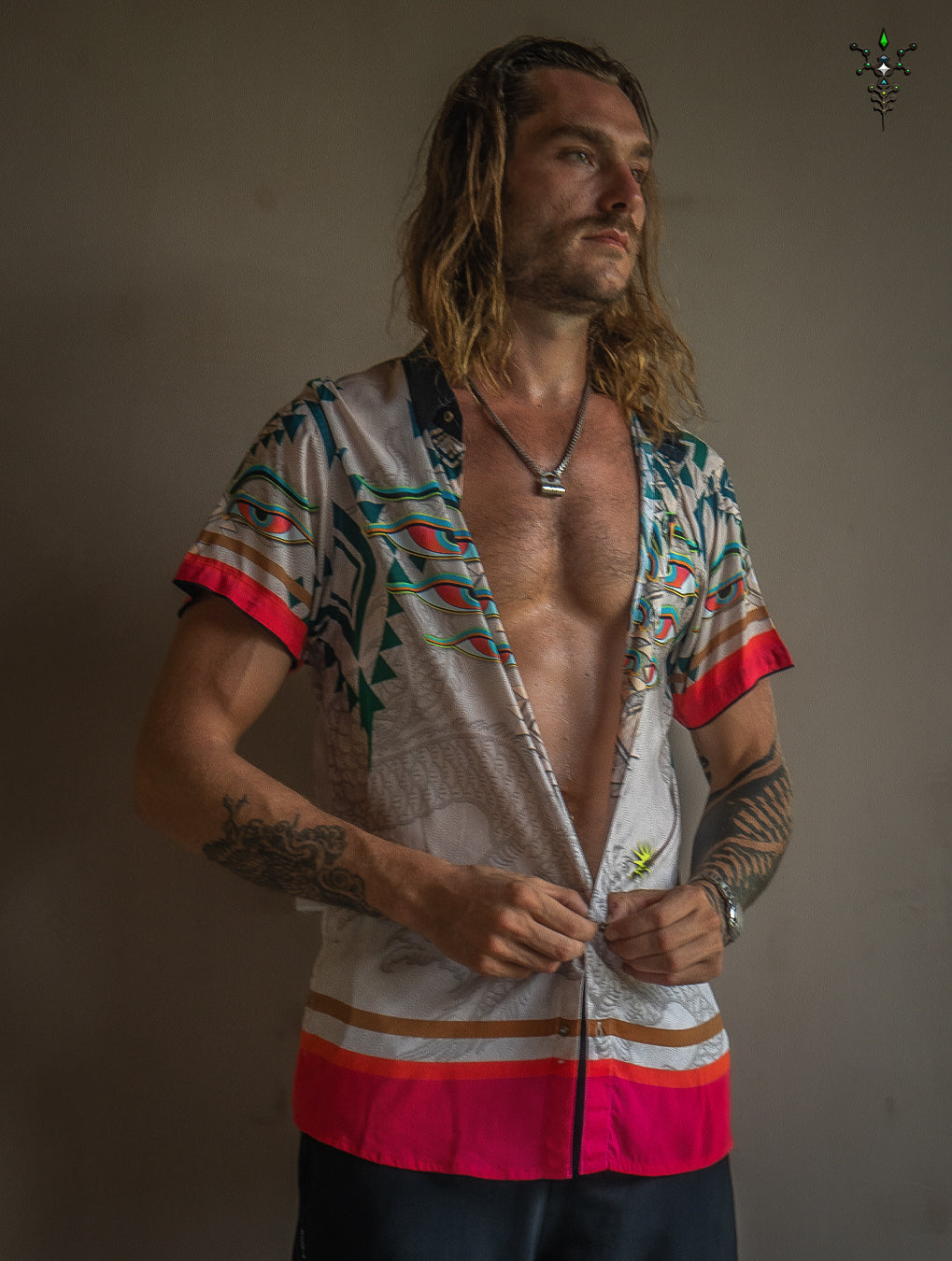 Shirt Men Half Sleeves / Bamboo - EYENEYE