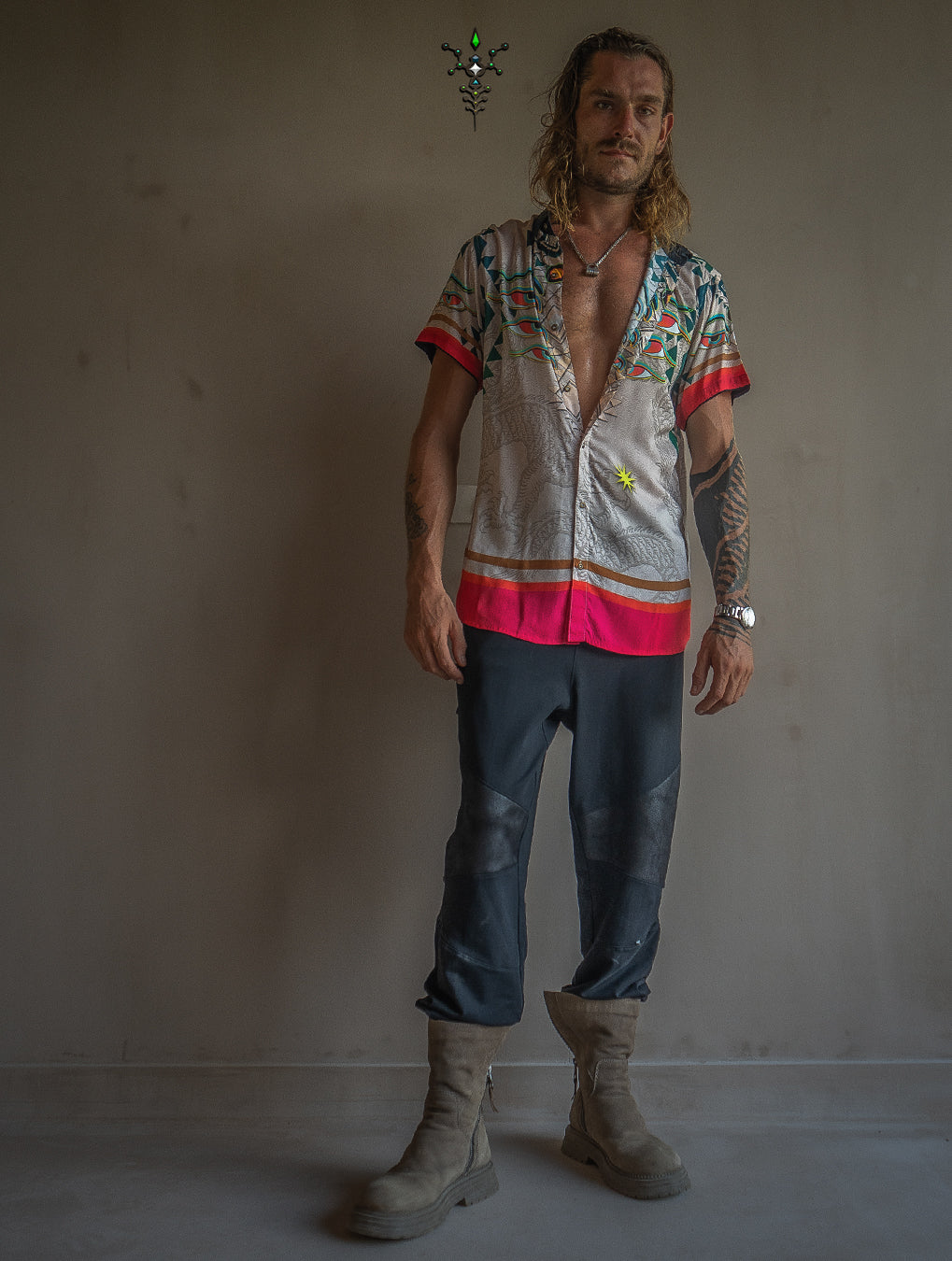 Shirt Men Half Sleeves / Bamboo - EYENEYE