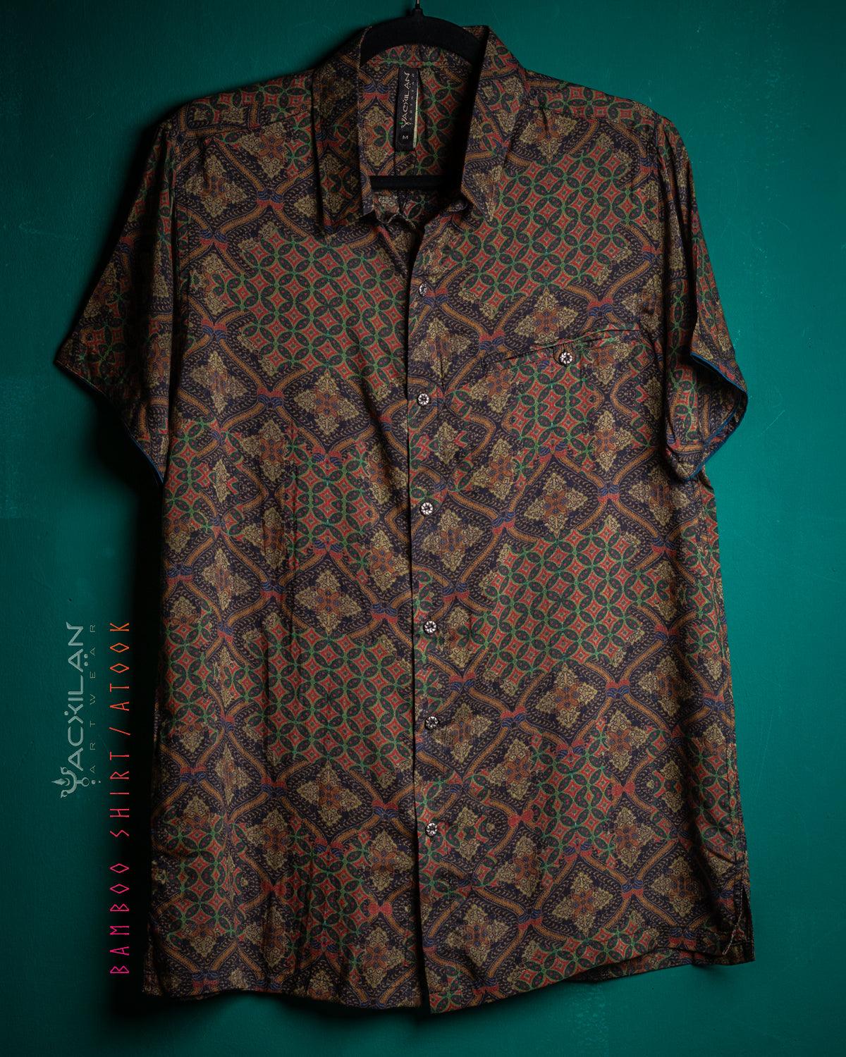 Shirt Men Half Sleeves / Bamboo - ATOOK - Yacxilan Artwear