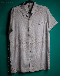 Shirt Men Half Sleeves / Bamboo - SWIRLS - Yacxilan Artwear