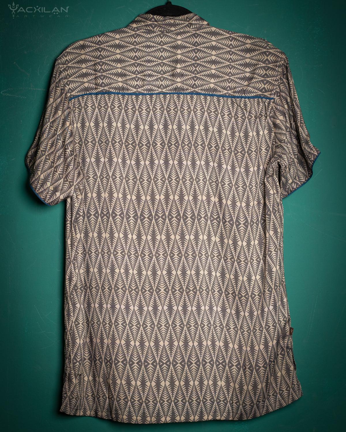 Shirt Men Half Sleeves / Bamboo - JAWS - Yacxilan Artwear