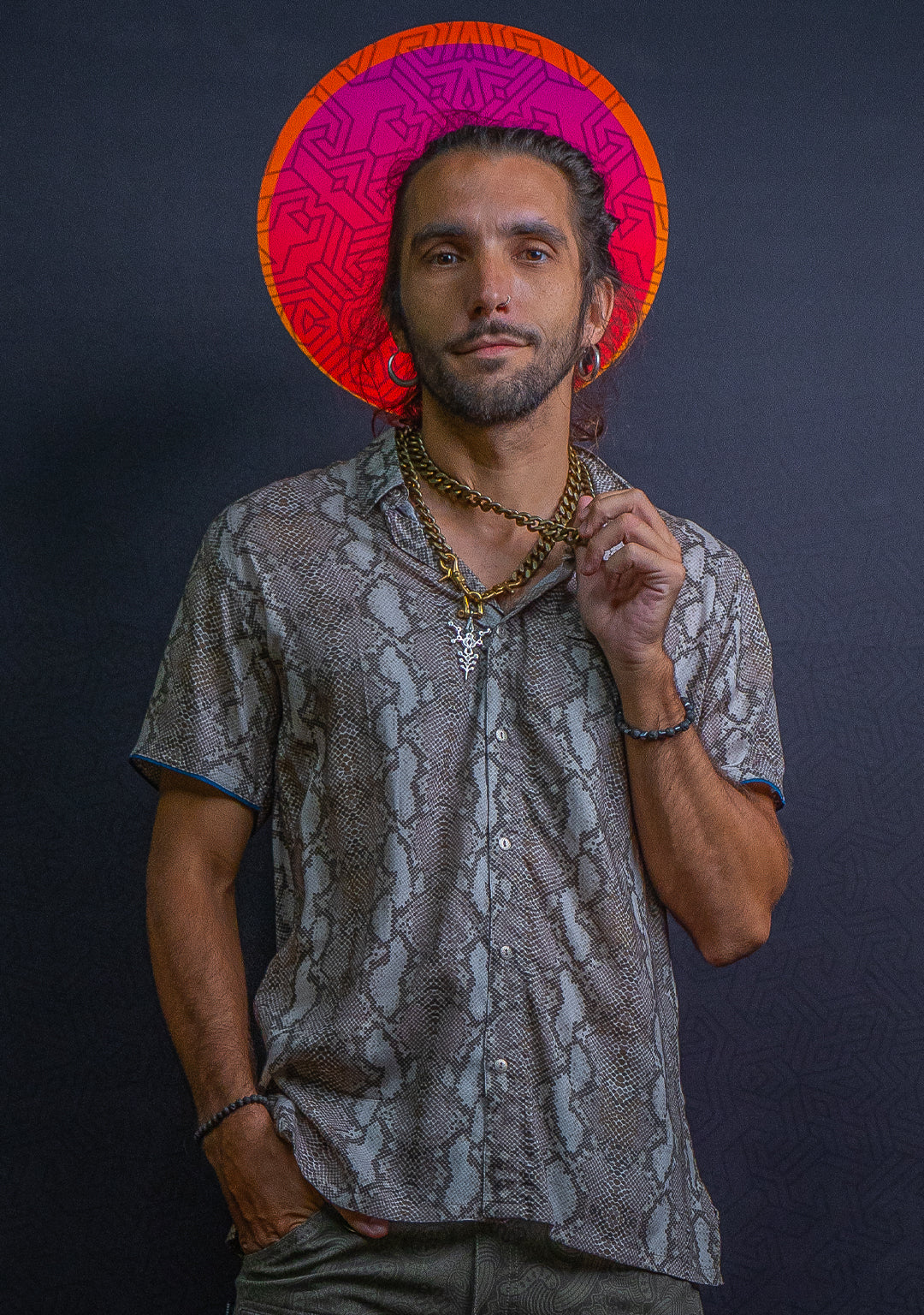 Shirt Men Half Sleeves / Bamboo - White KINGKOBRA