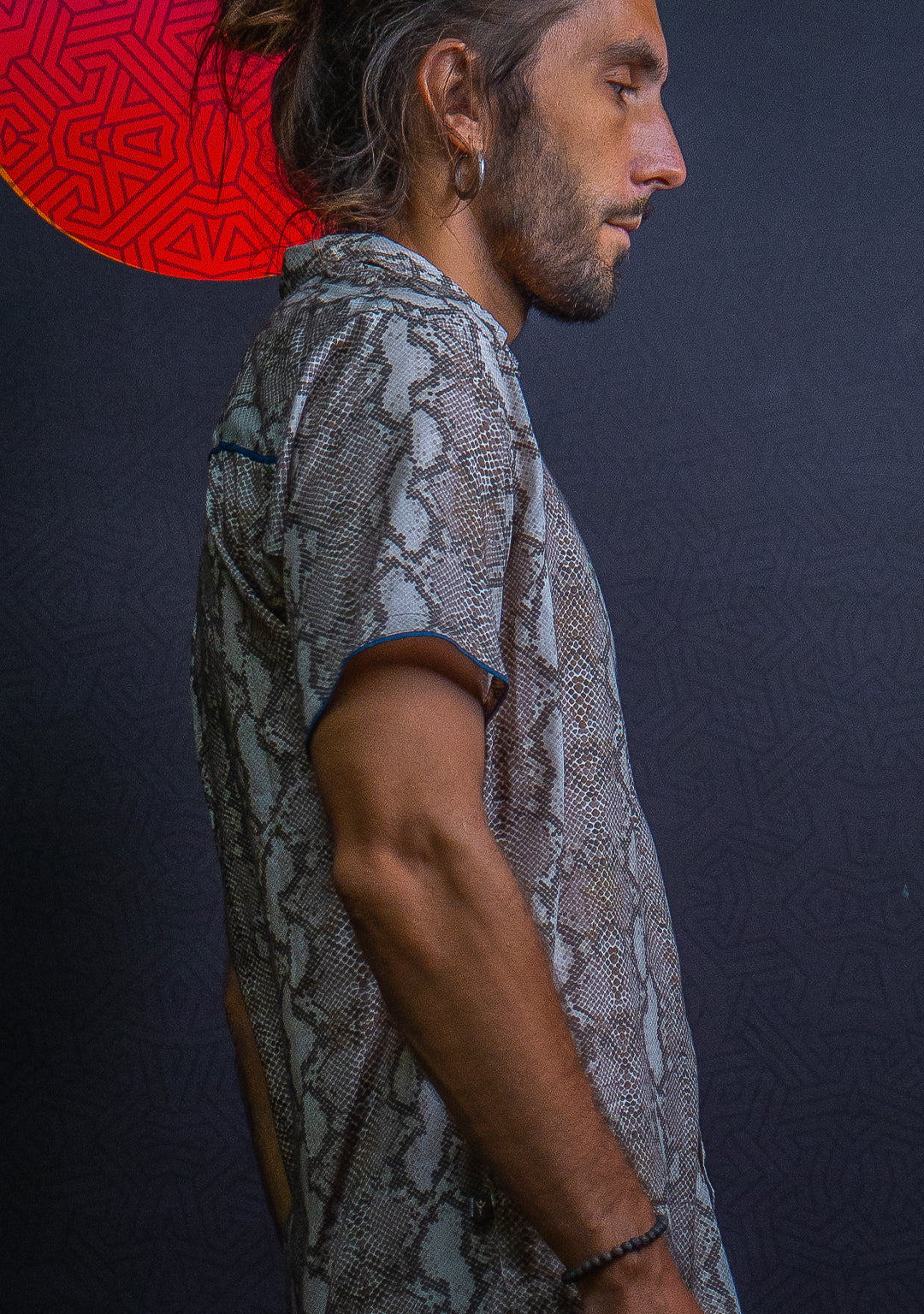 Shirt Men Half Sleeves / Bamboo - White KINGKOBRA