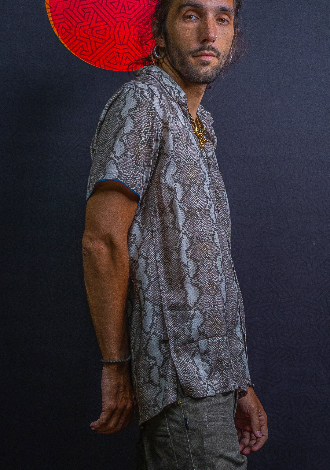 Shirt Men Half Sleeves / Bamboo - White KINGKOBRA