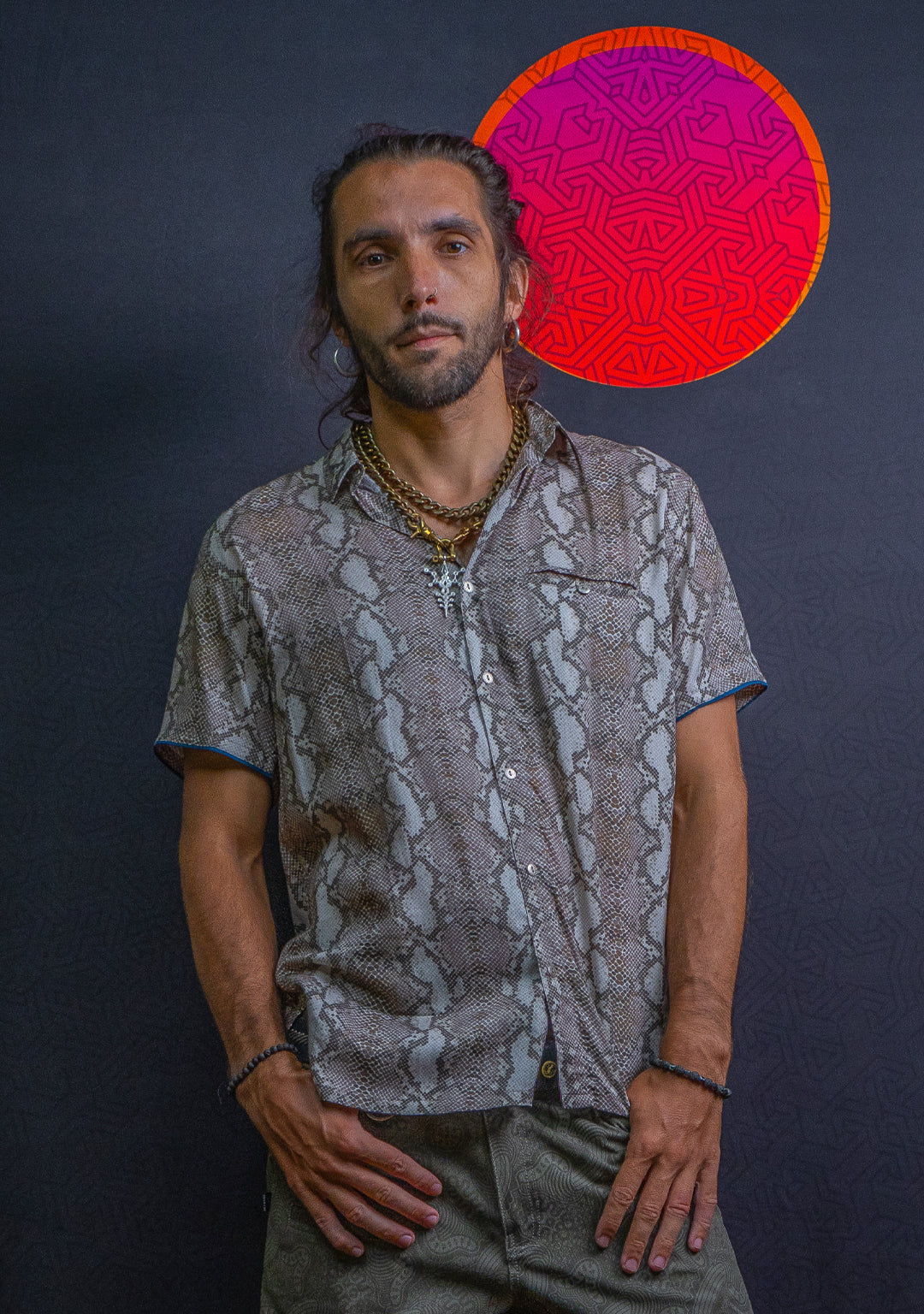 Shirt Men Half Sleeves / Bamboo - White KINGKOBRA