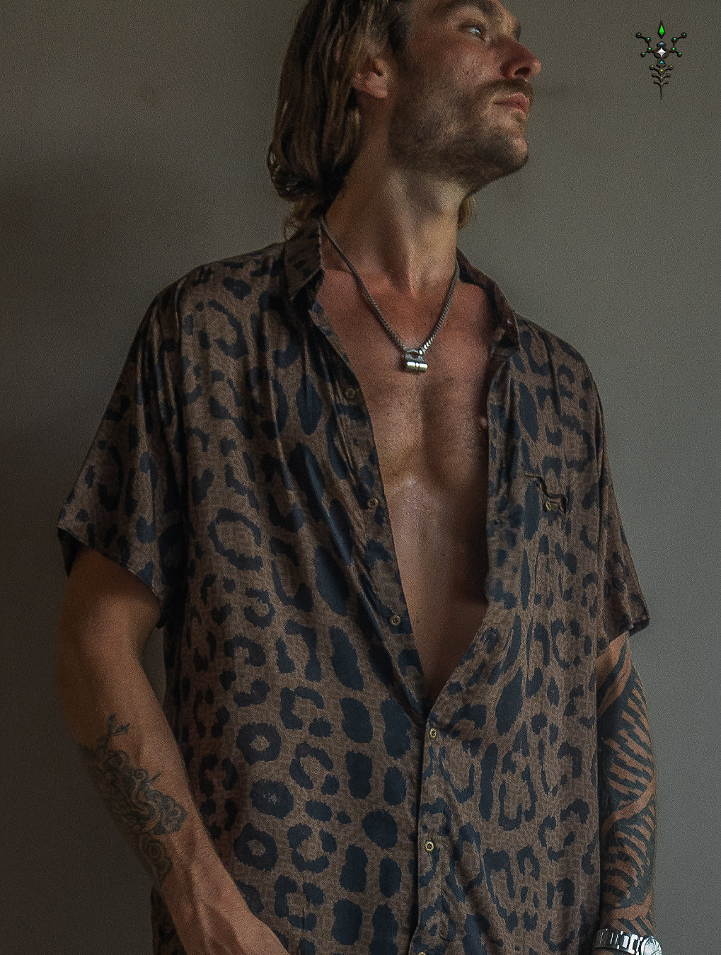 Shirt Men Half Sleeves / Bamboo - LEOPARDUS