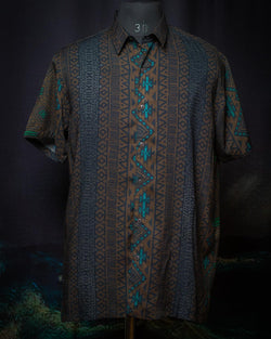 Shirt Men Half Sleeves / Bamboo - MUDGRASS - Yacxilan Artwear