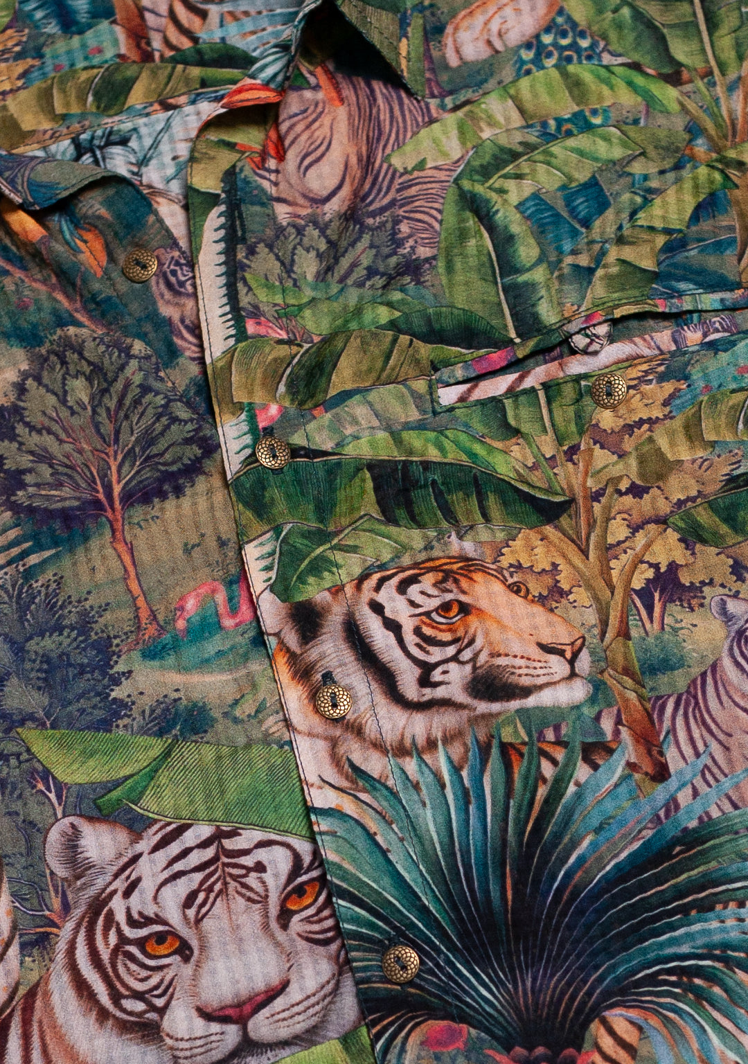 Shirt Men Half Sleeves / Organic Bio Farms Bamboo Squares - BAAGH