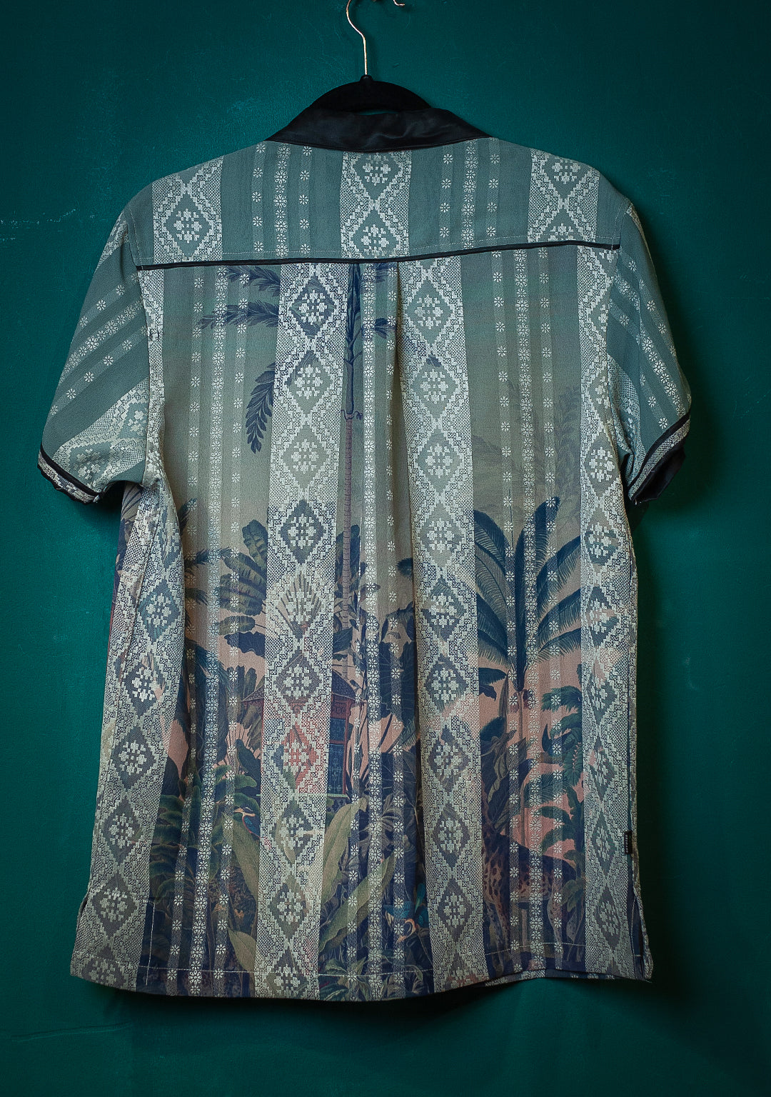 Shirt Men DOLCE Half Sleeves / Japansese Jaquard - JUNGLATA BOHO PIMP