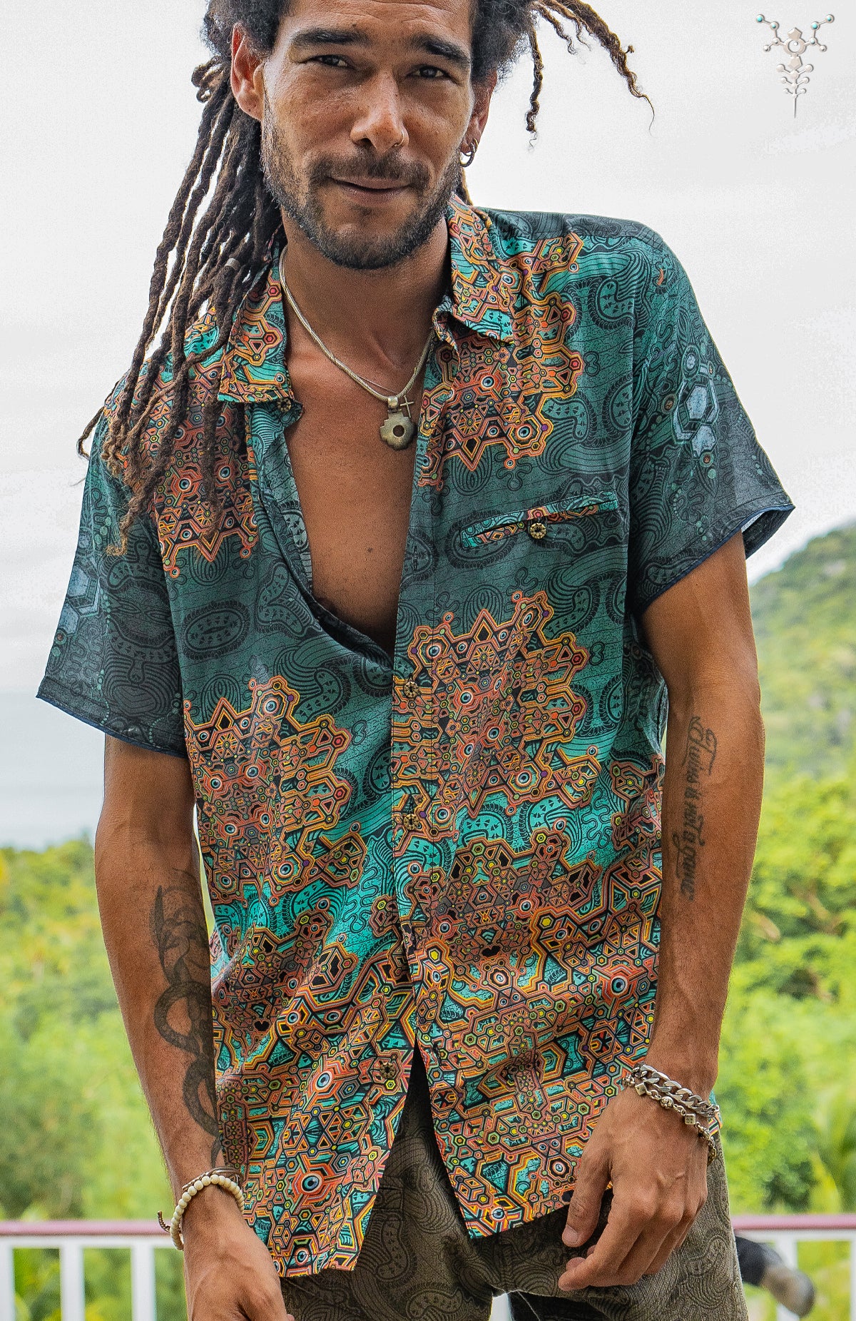 Shirt Men Half Sleeves / Bamboo - ATLANTIS