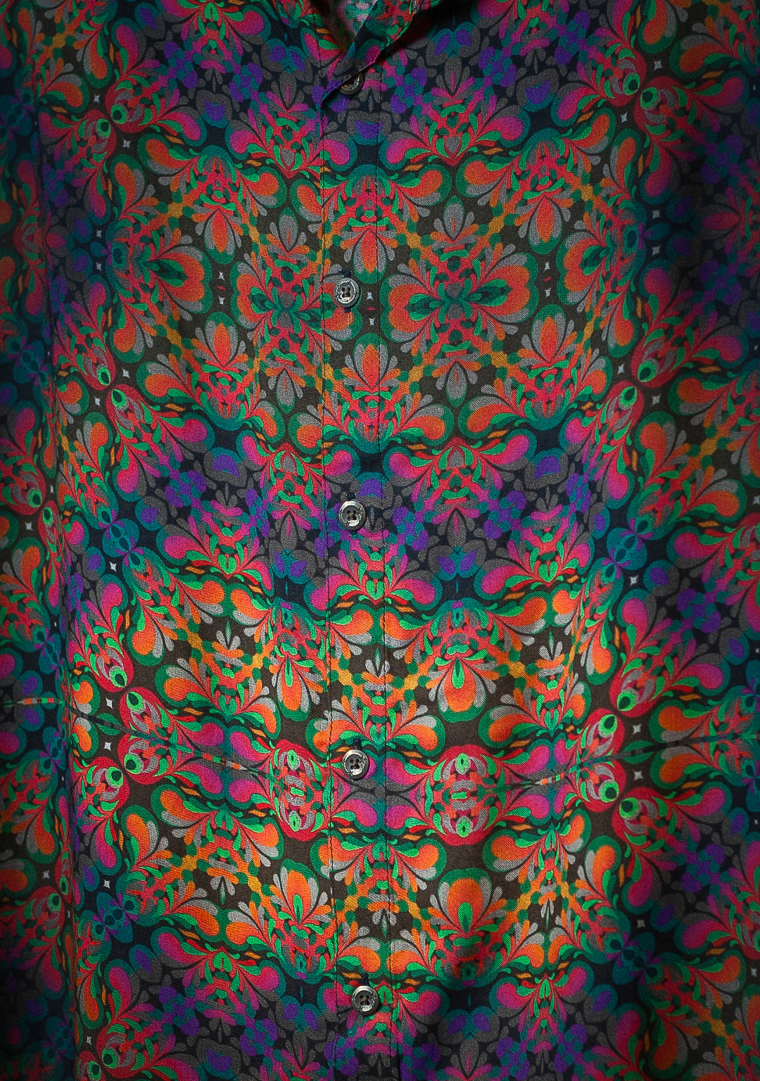 Shirt Half Sleeves / Viscose AOP - CARNIVALE