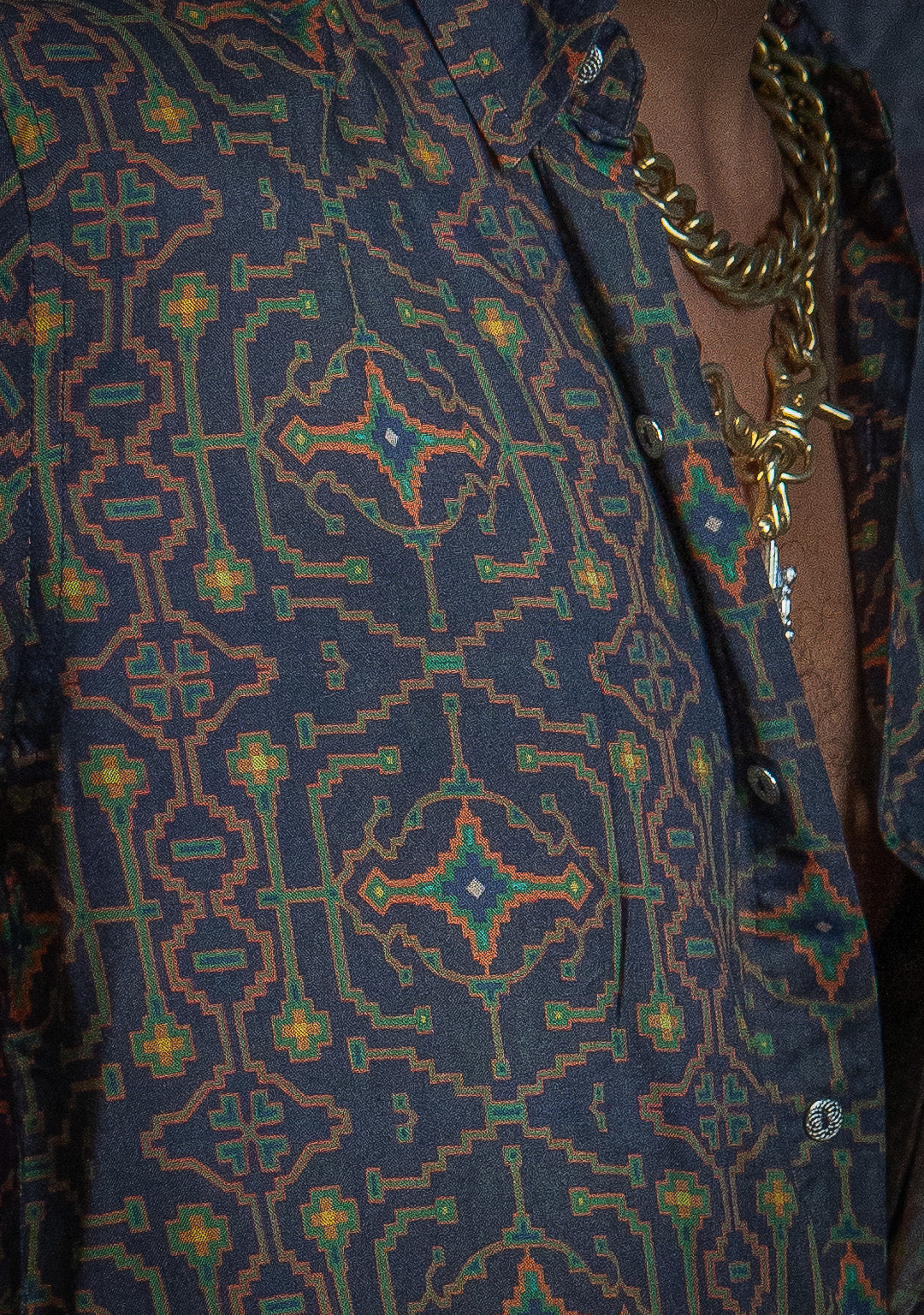 Shirt Men Half Sleeves / Viscose Earth - AYAWASKA