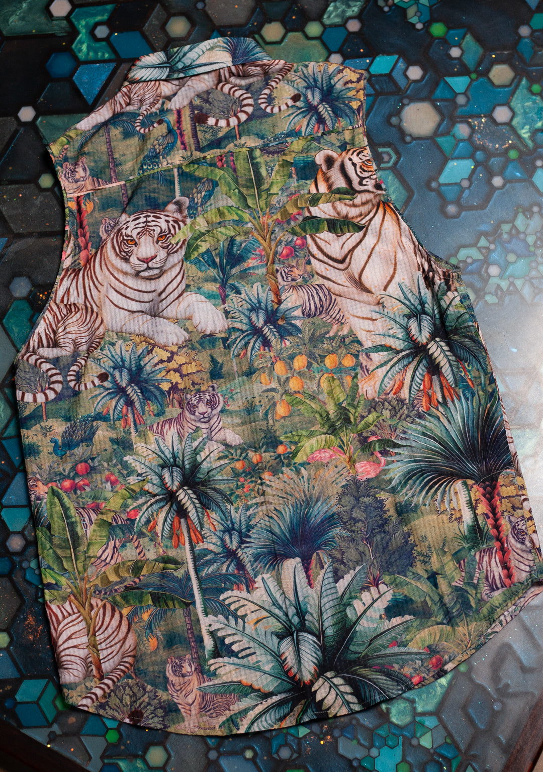 Shirt Men Sleeveless / Organic Bio Farms BAMBOO Squares - BAAGH