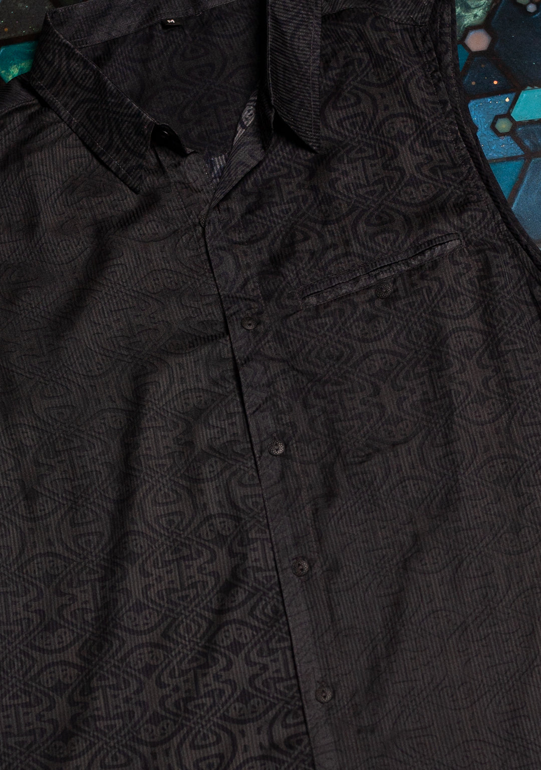 Shirt Men Sleeveless / Organic Bio Farms BAMBOO Strippes - RAGNAROK