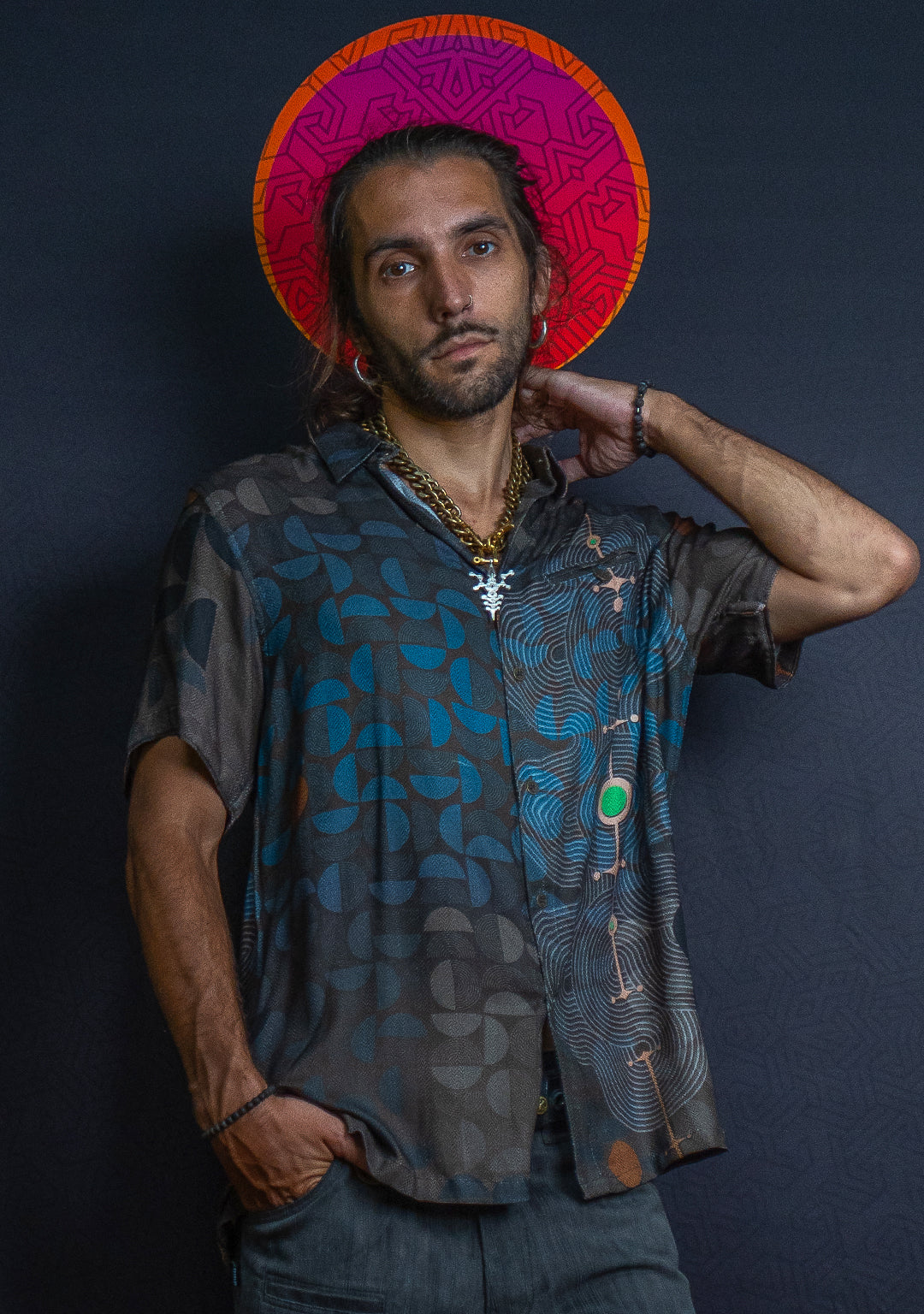 Shirt Men Half Sleeves / Organic Bio Farms Sugar Cane - BOHOTEAL