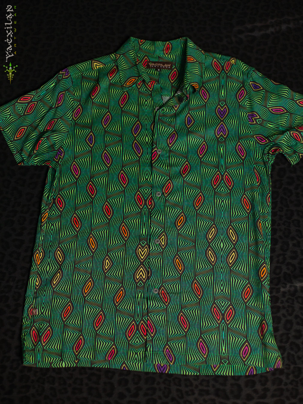 Shirt Half Sleeves / Viscose AOP - AFROTECH SEEDS