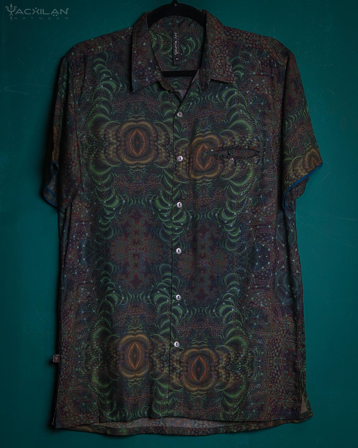 Shirt Men Half Sleeves / Earth Viscose Digital - ENTMOOT - Yacxilan Artwear