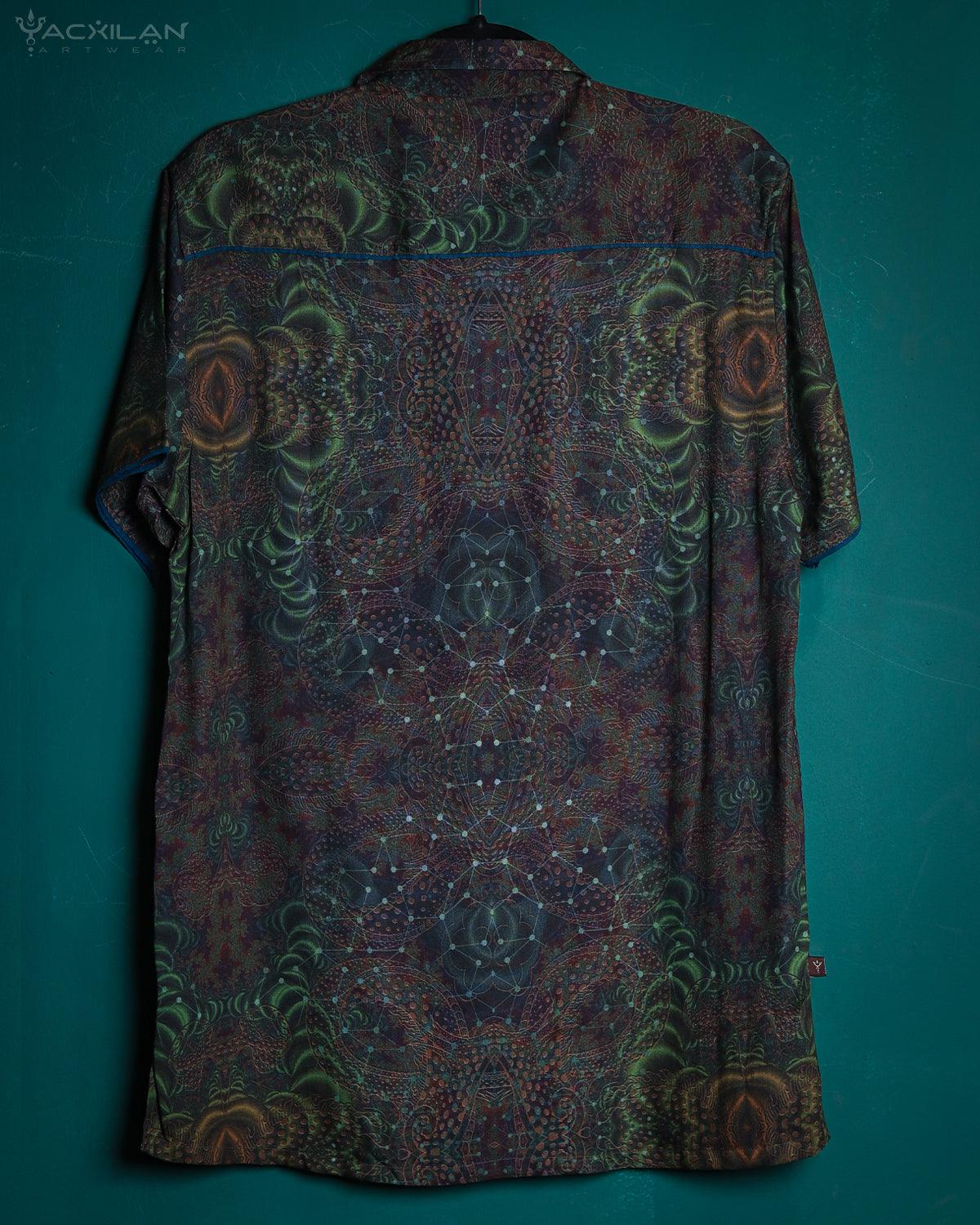 Shirt Men Half Sleeves / Earth Viscose Digital - ENTMOOT - Yacxilan Artwear