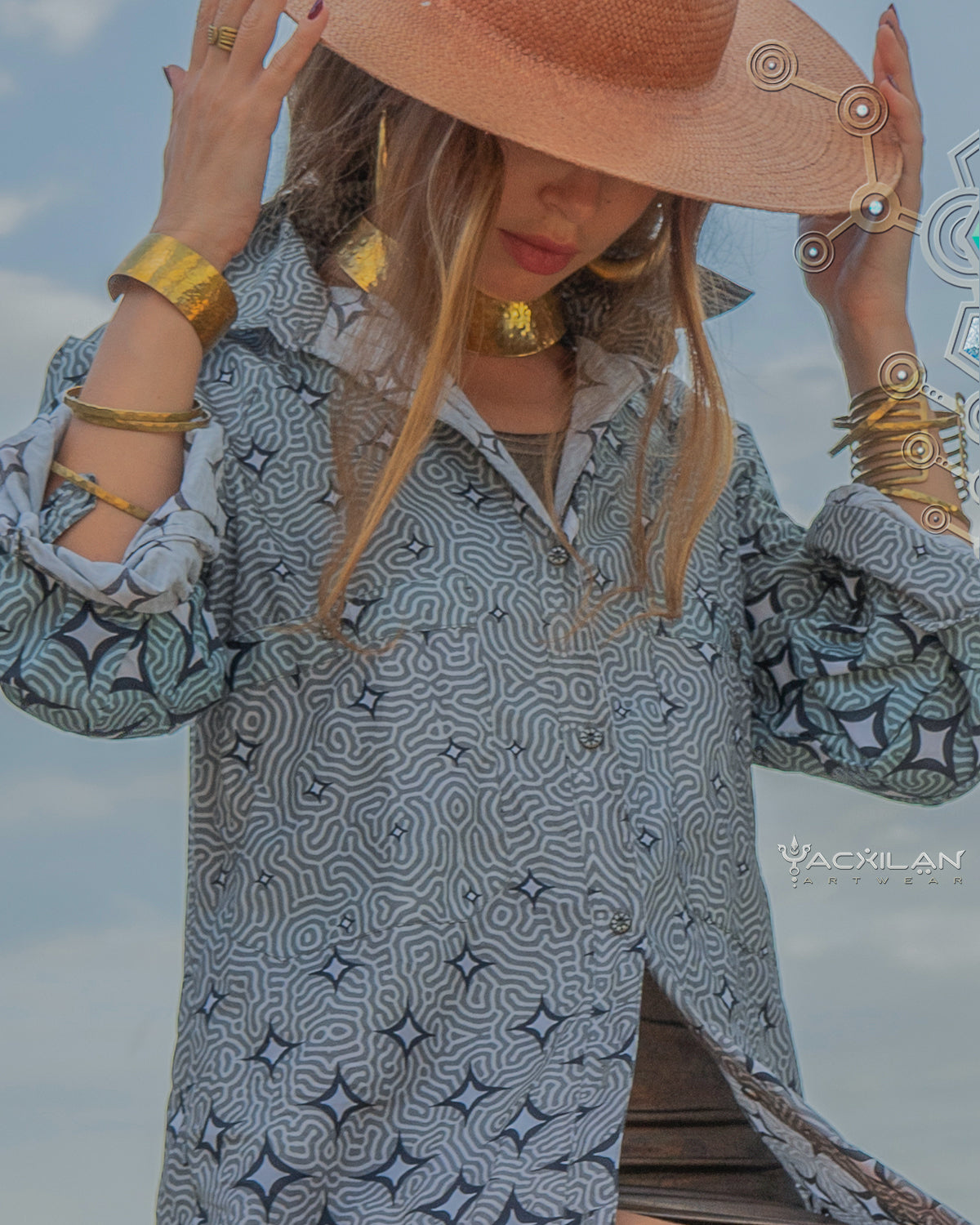 Longsleeve Shirt PIRATECHIC / Cotton Popeline - STARLIGHT
