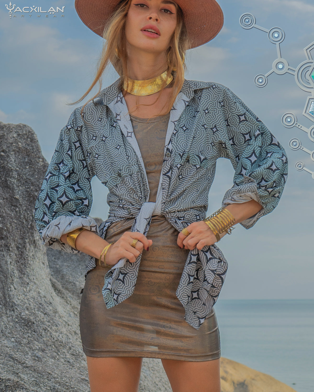 Longsleeve Shirt PIRATECHIC / Cotton Popeline - STARLIGHT