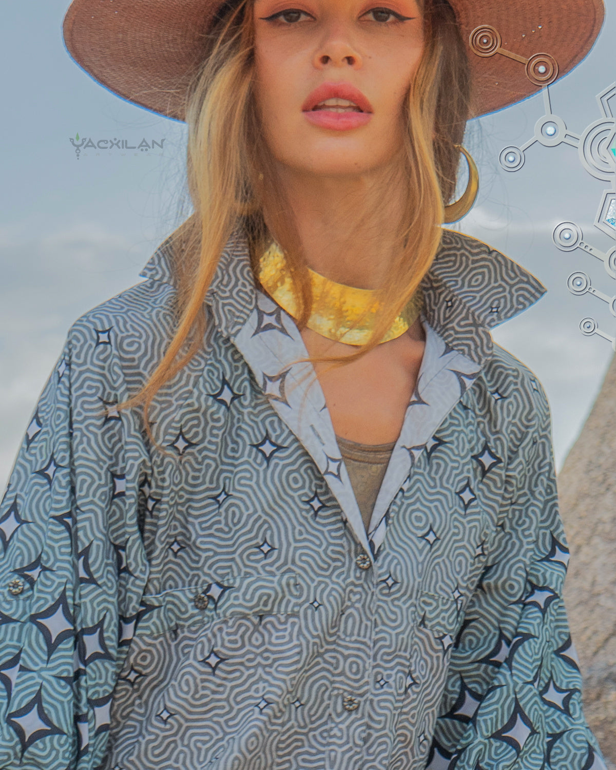 Longsleeve Shirt PIRATECHIC / Cotton Popeline - STARLIGHT