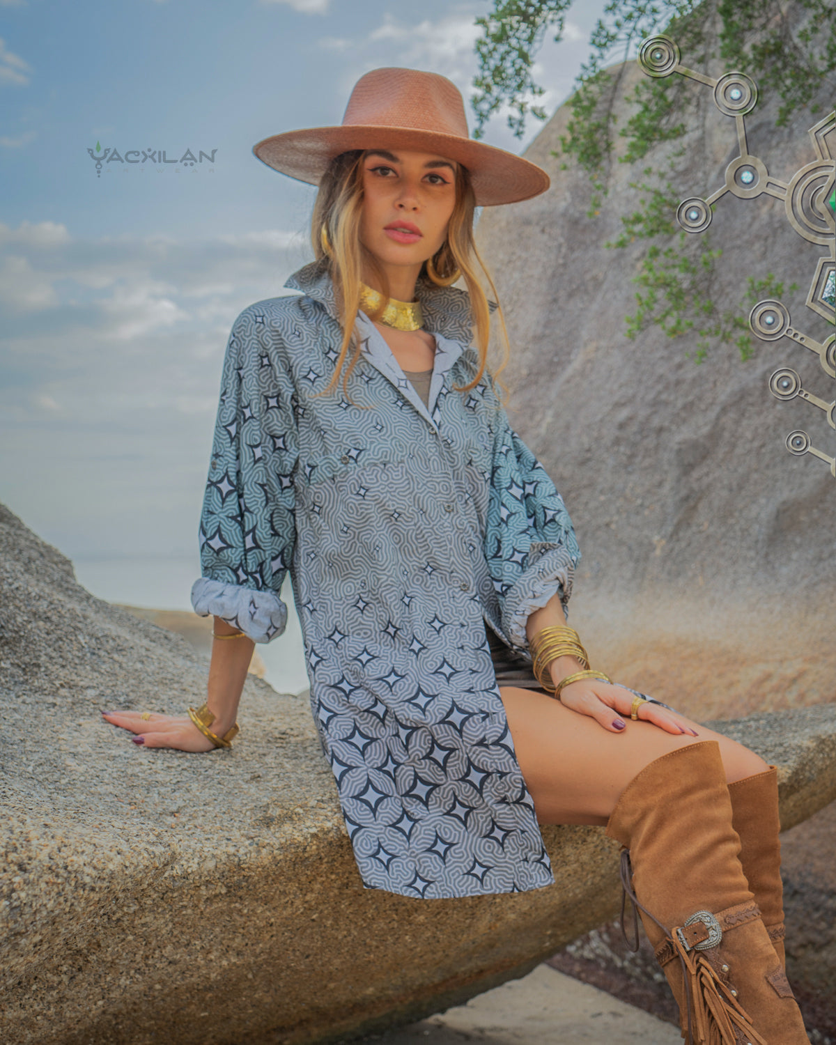 Longsleeve Shirt PIRATECHIC / Cotton Popeline - STARLIGHT