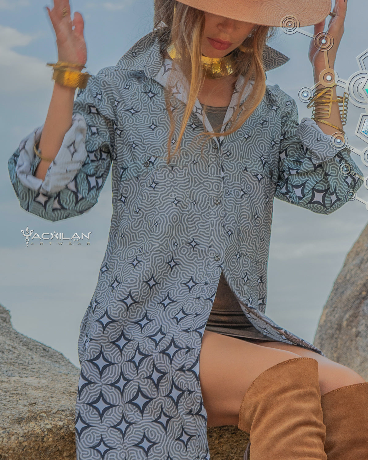 Longsleeve Shirt PIRATECHIC / Cotton Popeline - STARLIGHT