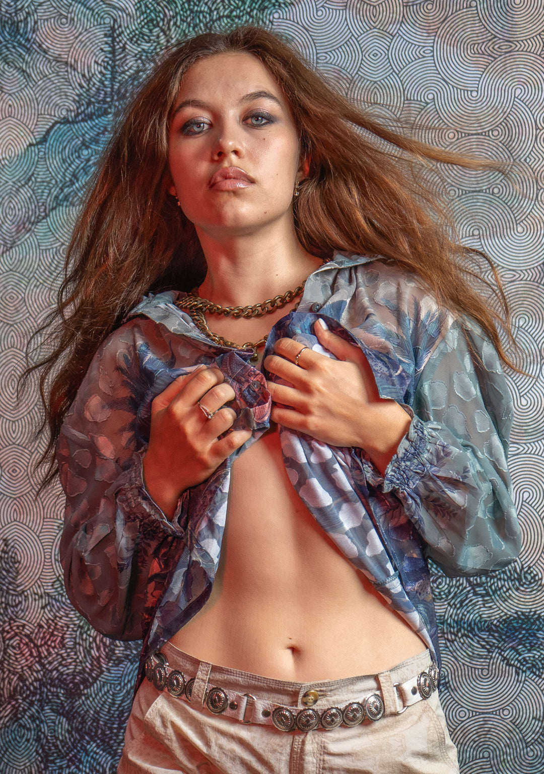 Shirt Woman Longsleeve FRUFRU / Japanese Uragiri - JUNGLATA Island