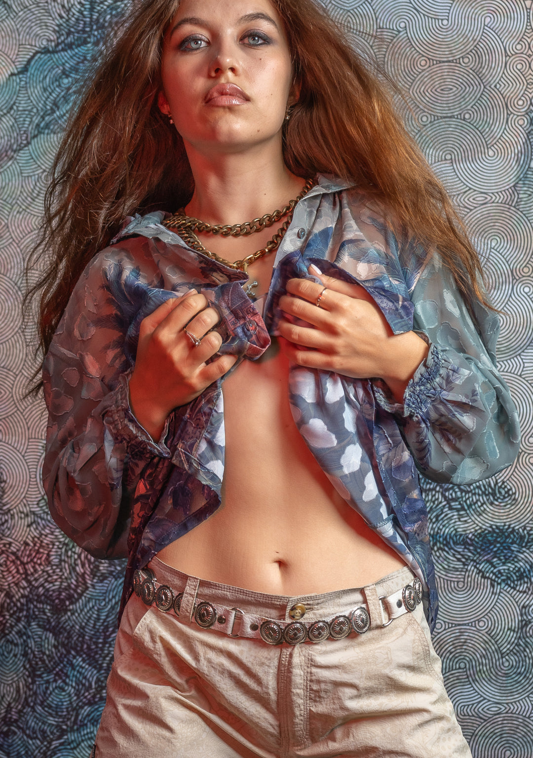 Shirt Woman Longsleeve FRUFRU / Japanese Uragiri - JUNGLATA Island