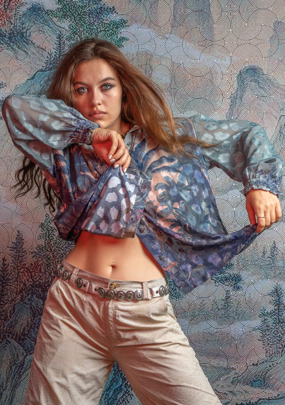 Shirt Woman Longsleeve FRUFRU / Japanese Uragiri - JUNGLATA Island