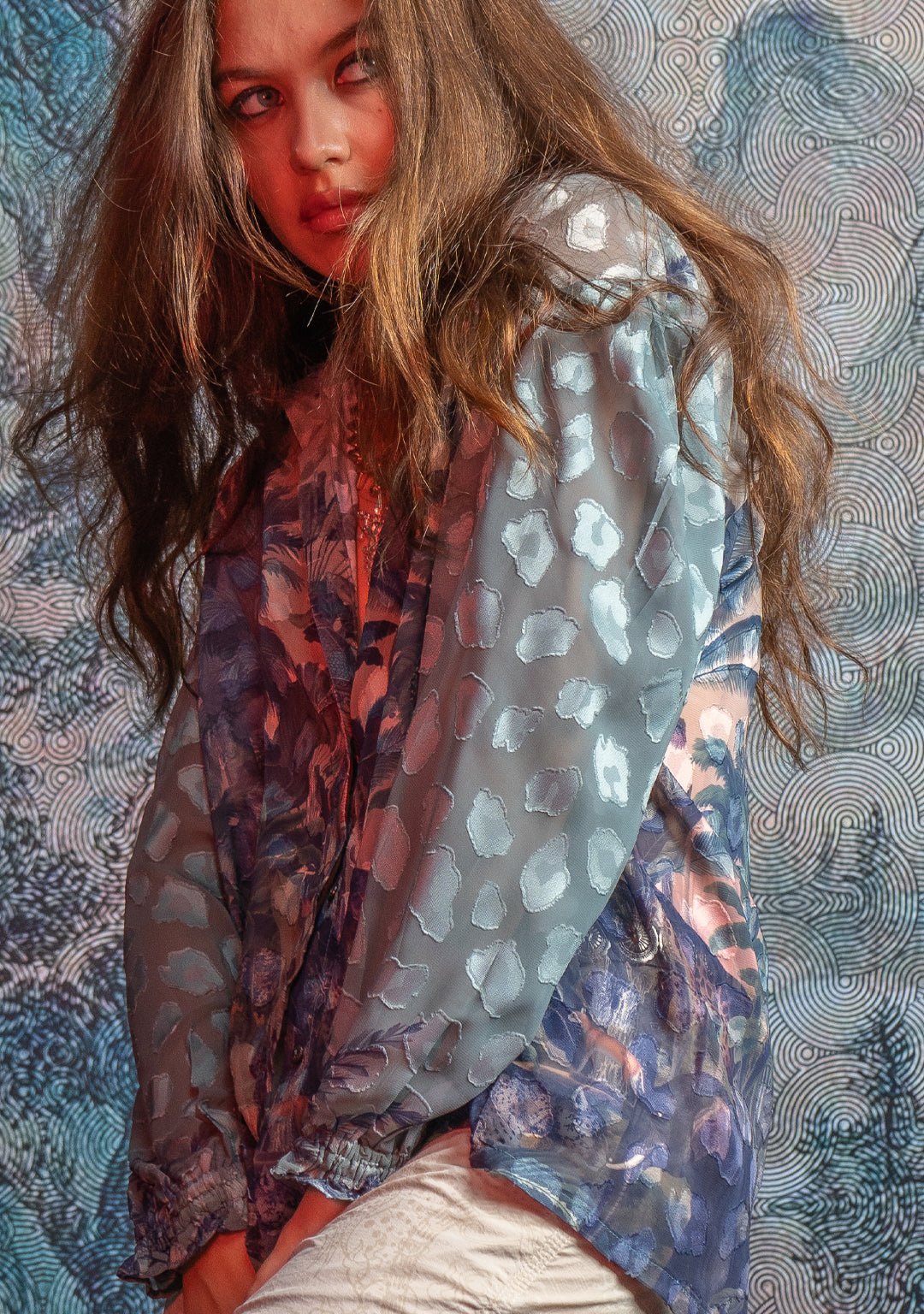 Shirt Woman Longsleeve FRUFRU / Japanese Uragiri - JUNGLATA Island