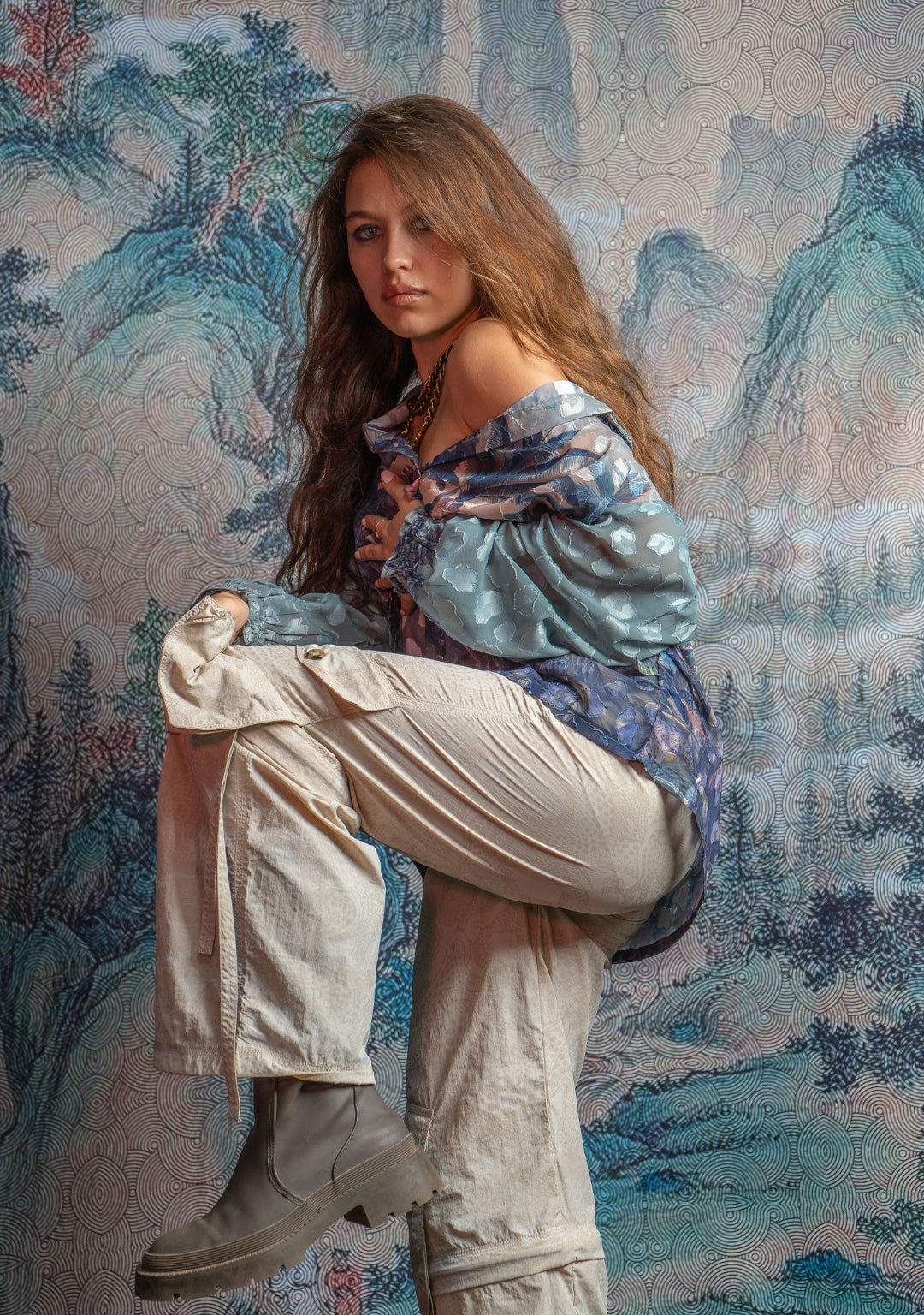 Shirt Woman Longsleeve FRUFRU / Japanese Uragiri - JUNGLATA Island