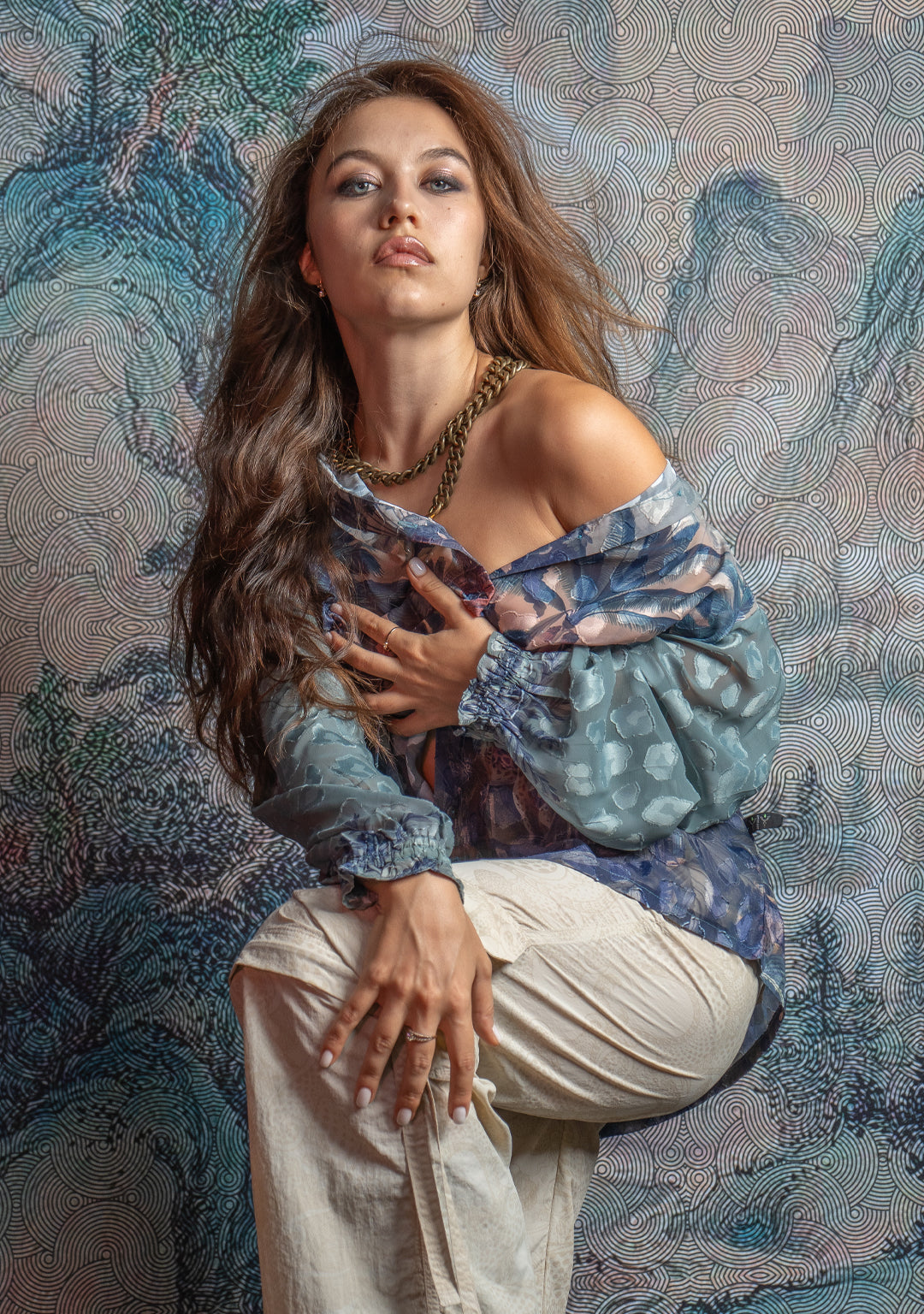 Shirt Woman Longsleeve FRUFRU / Japanese Uragiri - JUNGLATA Island