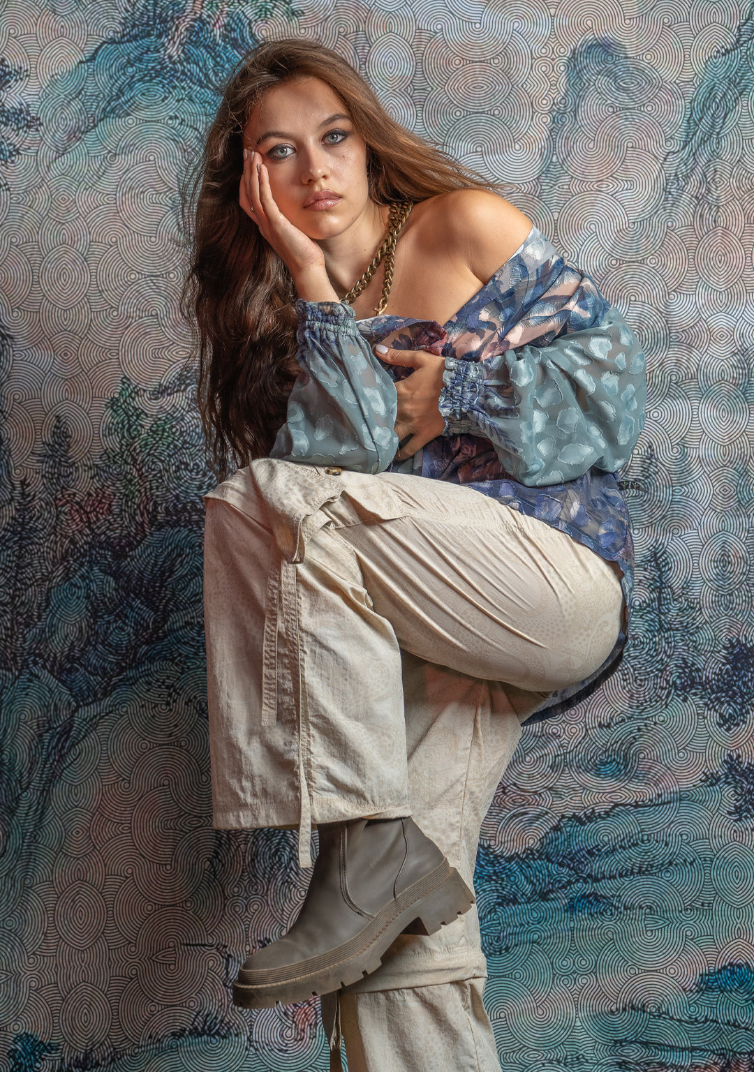 Shirt Woman Longsleeve FRUFRU / Japanese Uragiri - JUNGLATA Island