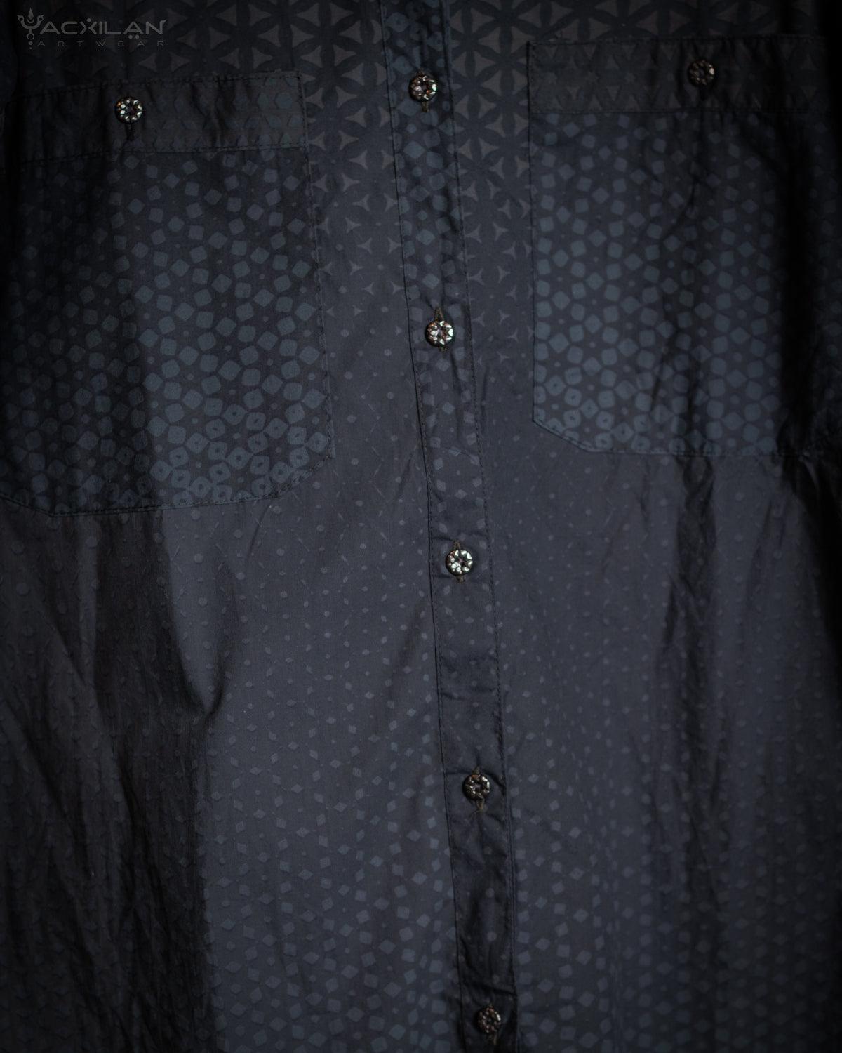 Shirt Woman Longsleeve Piratechic / Cotton Popeline - ARAKIS - Yacxilan Artwear