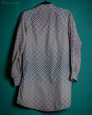 Shirt Woman Longsleeve / Cotton Popeline - Piratechic STARLIGHT