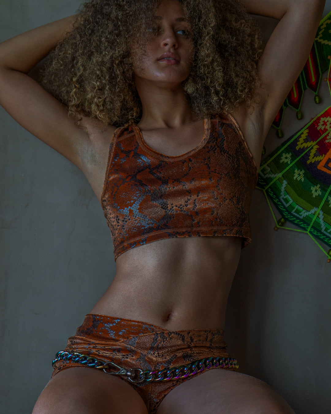 Crop Top Simple / Velvet Kobra - OXIDE