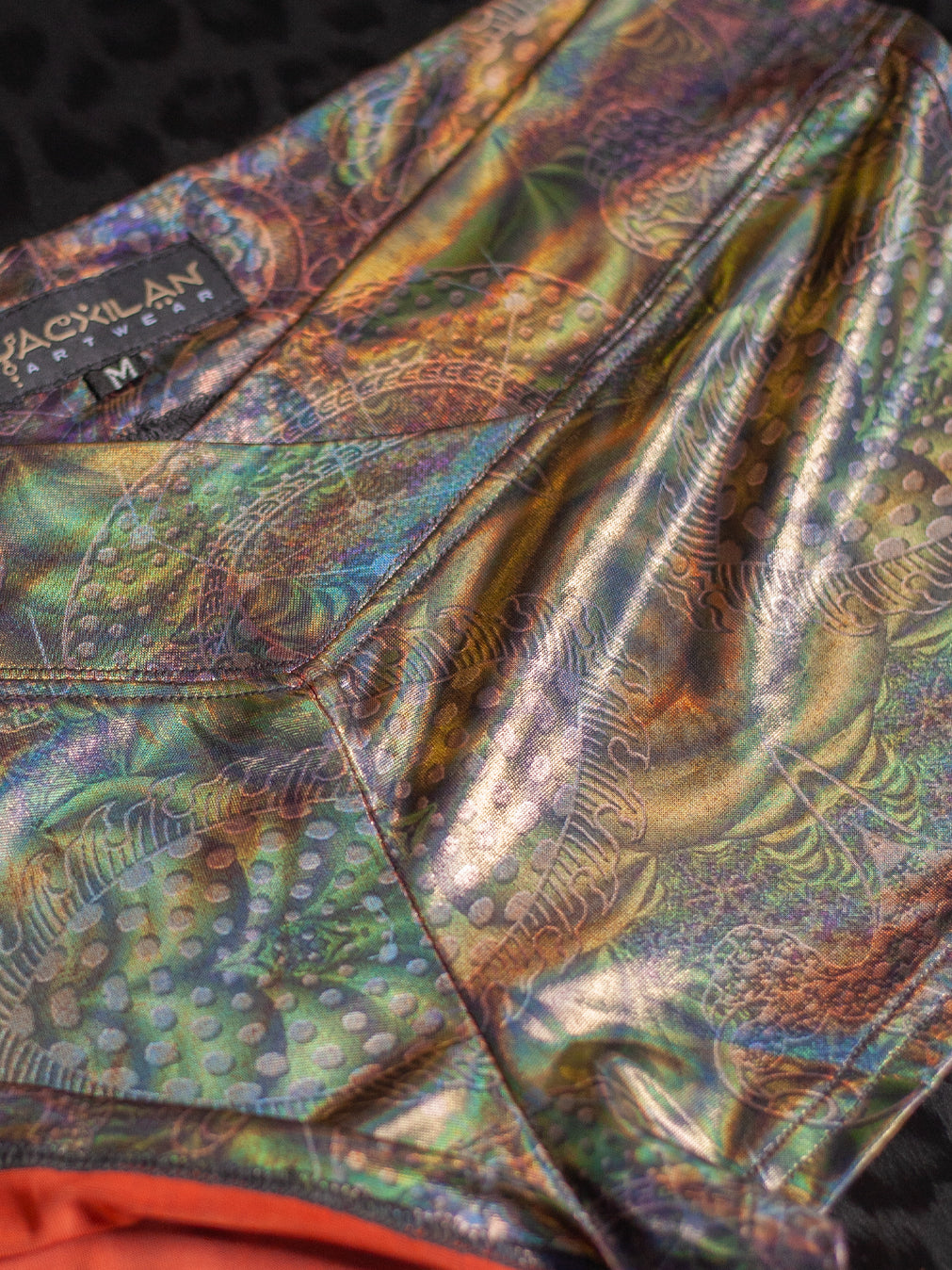 Shorties Simple / Holographic Licra - ENTMOOT peach