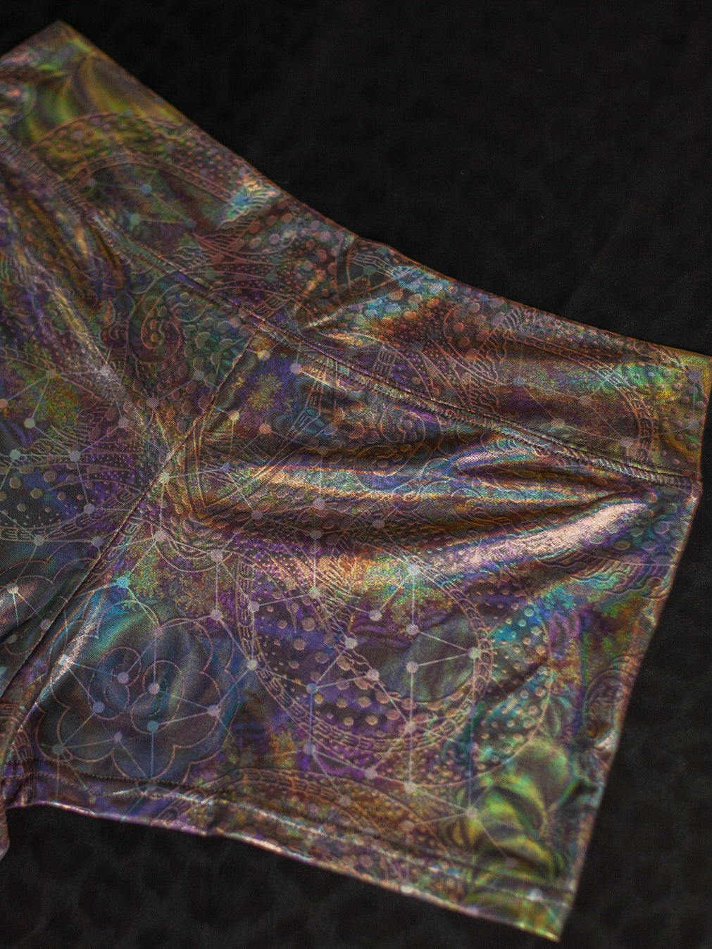 Shorties Simple / Holographic Licra - ENTMOOT peach