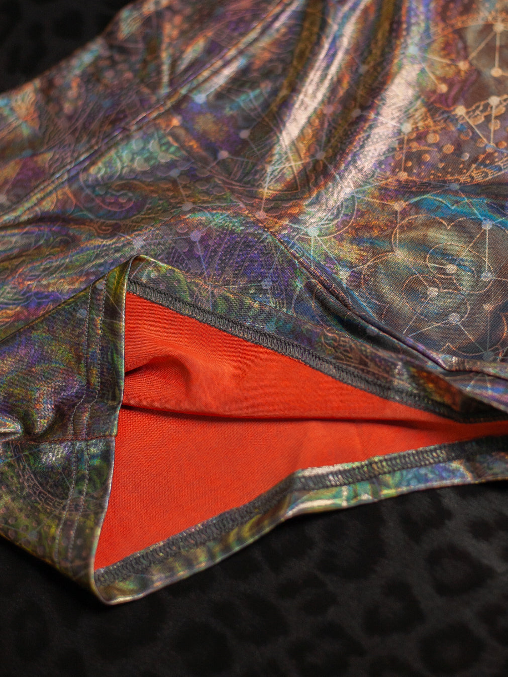 Shorties Simple / Holographic Licra - ENTMOOT peach