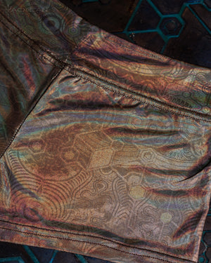 Shorties Woman / Holographic Licra - PSYCHEDELIKA Silver