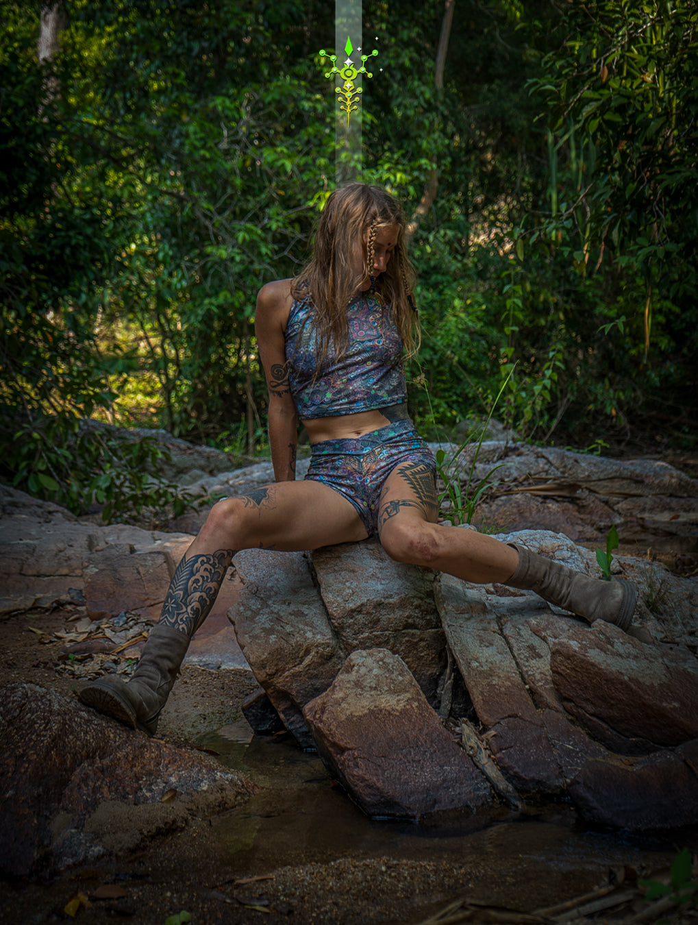 Shorties Simple / Holographic Licra - PSYCHEDELIKA GALACTIKA