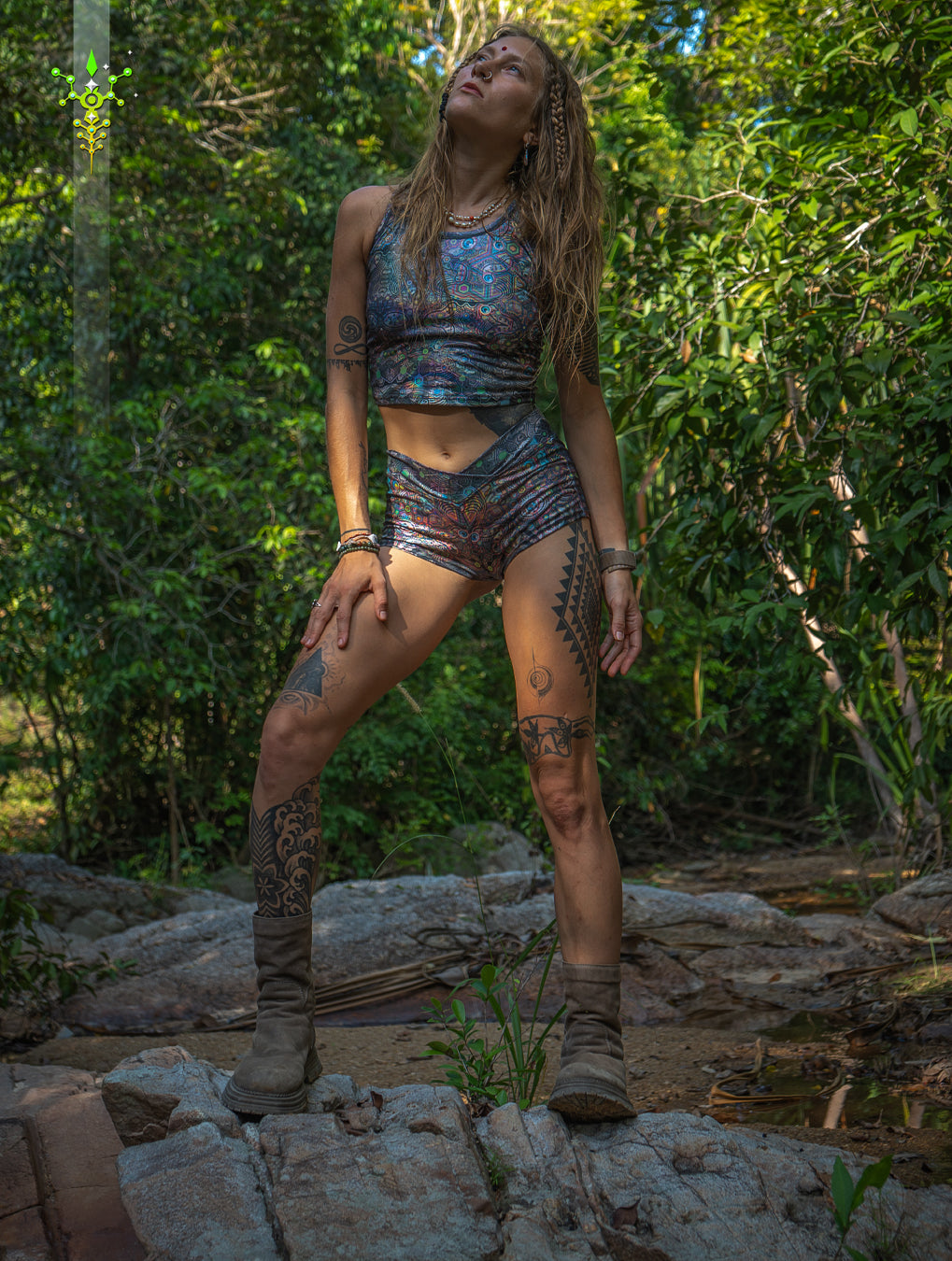 Shorties Simple / Holographic Licra - PSYCHEDELIKA GALACTIKA