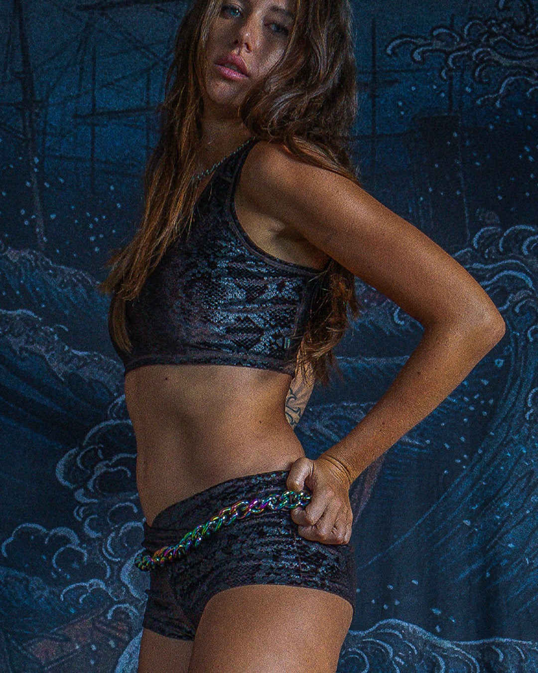 Crop Top Simple / Velvet Kobra - SOIL