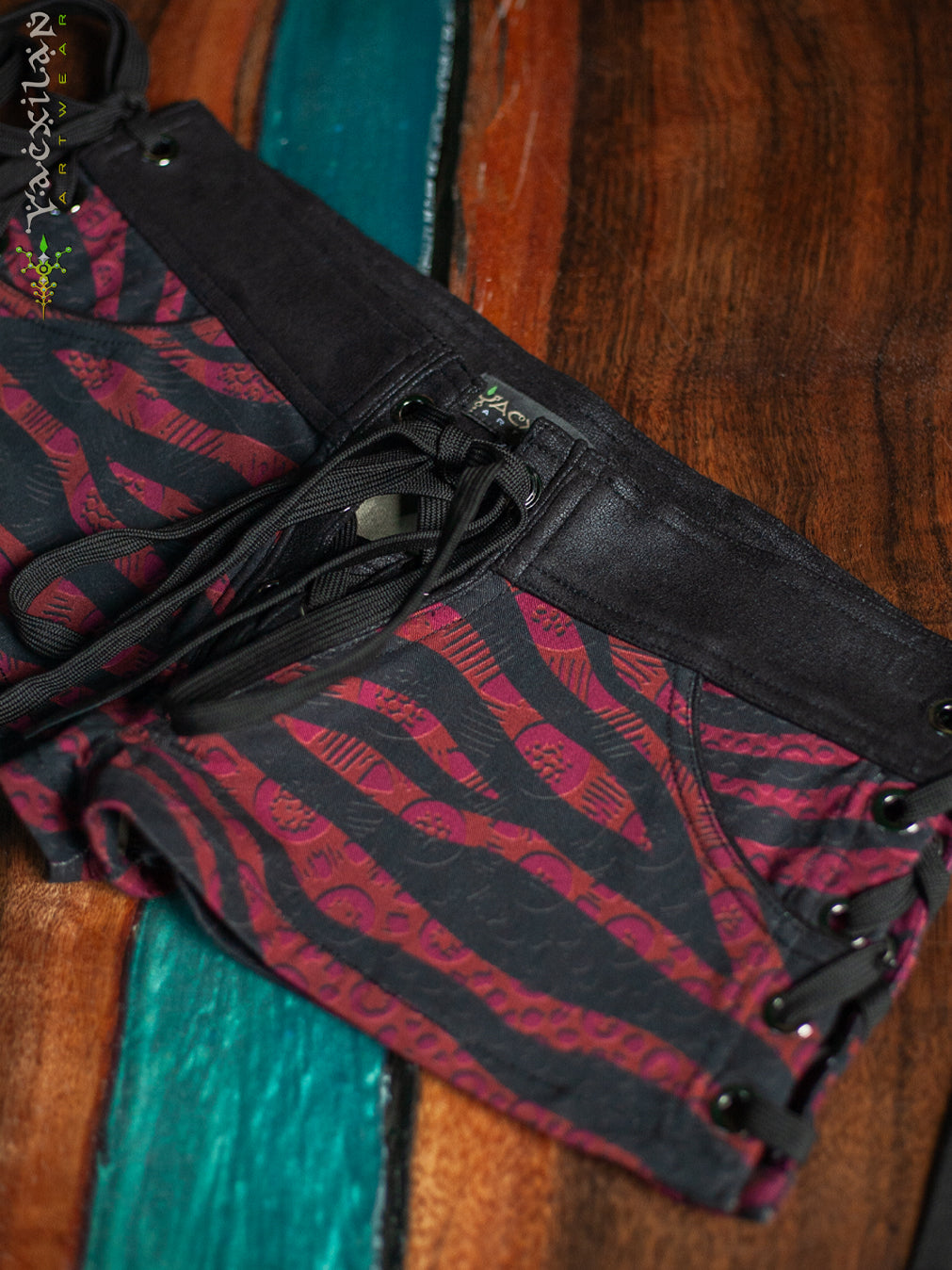 Shorties Burner / Bohemian Funk Cotton Stretchy - REDSHERKANKS